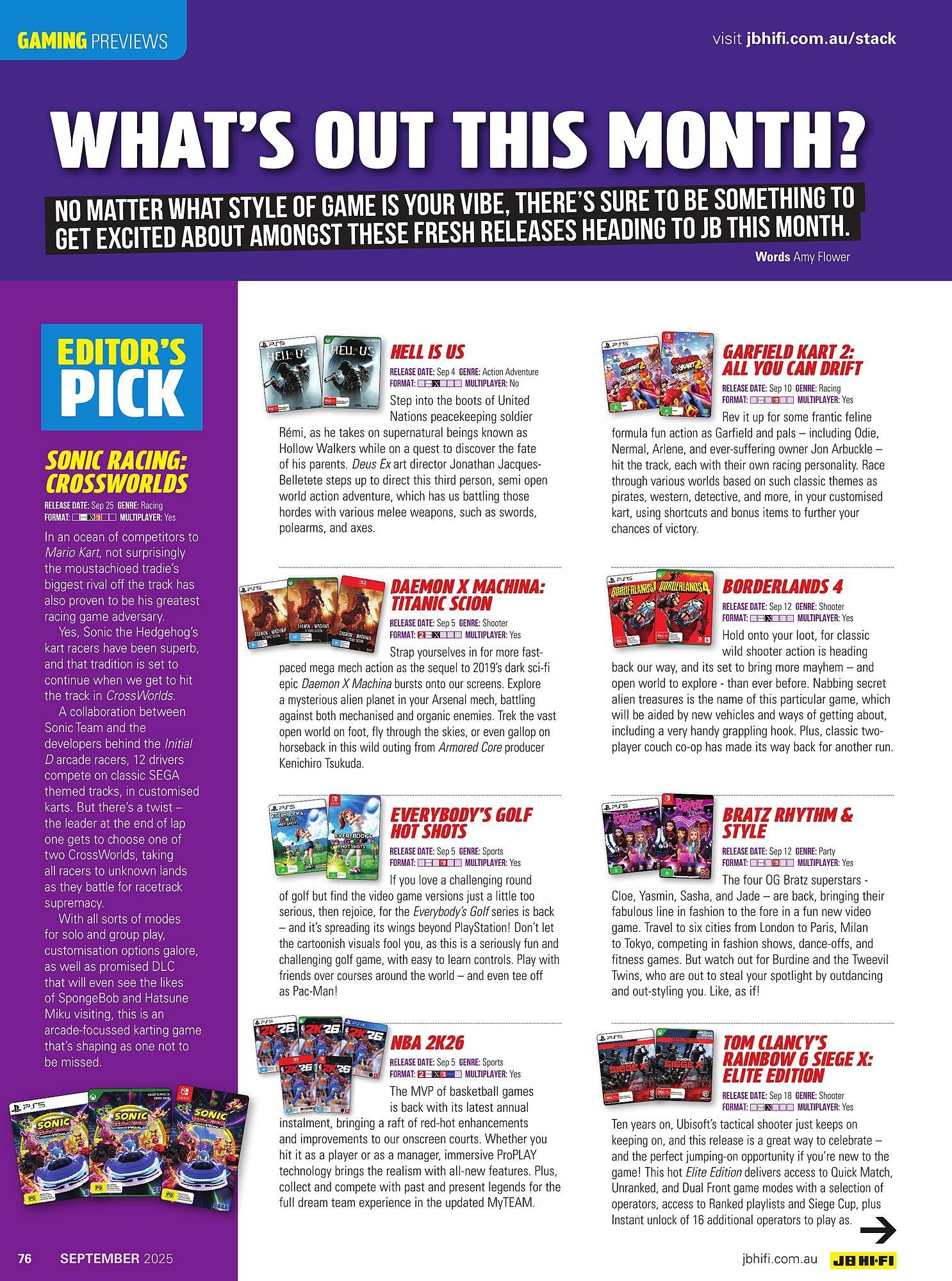 JB Hi-Fi catalogue (2025-09-01 - 2025-09-25)