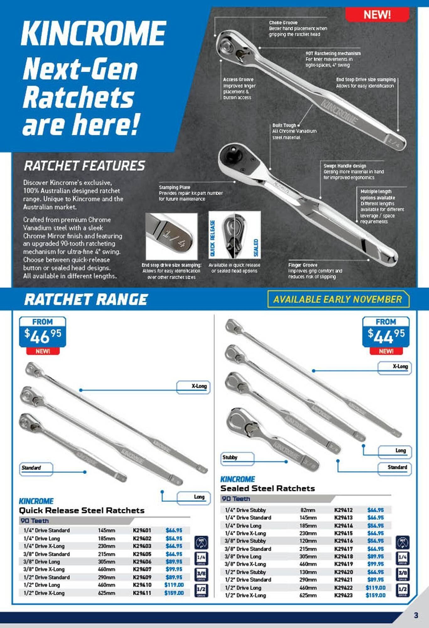 Kincrome catalogue (2025-11-03 - 2025-12-31) | 3