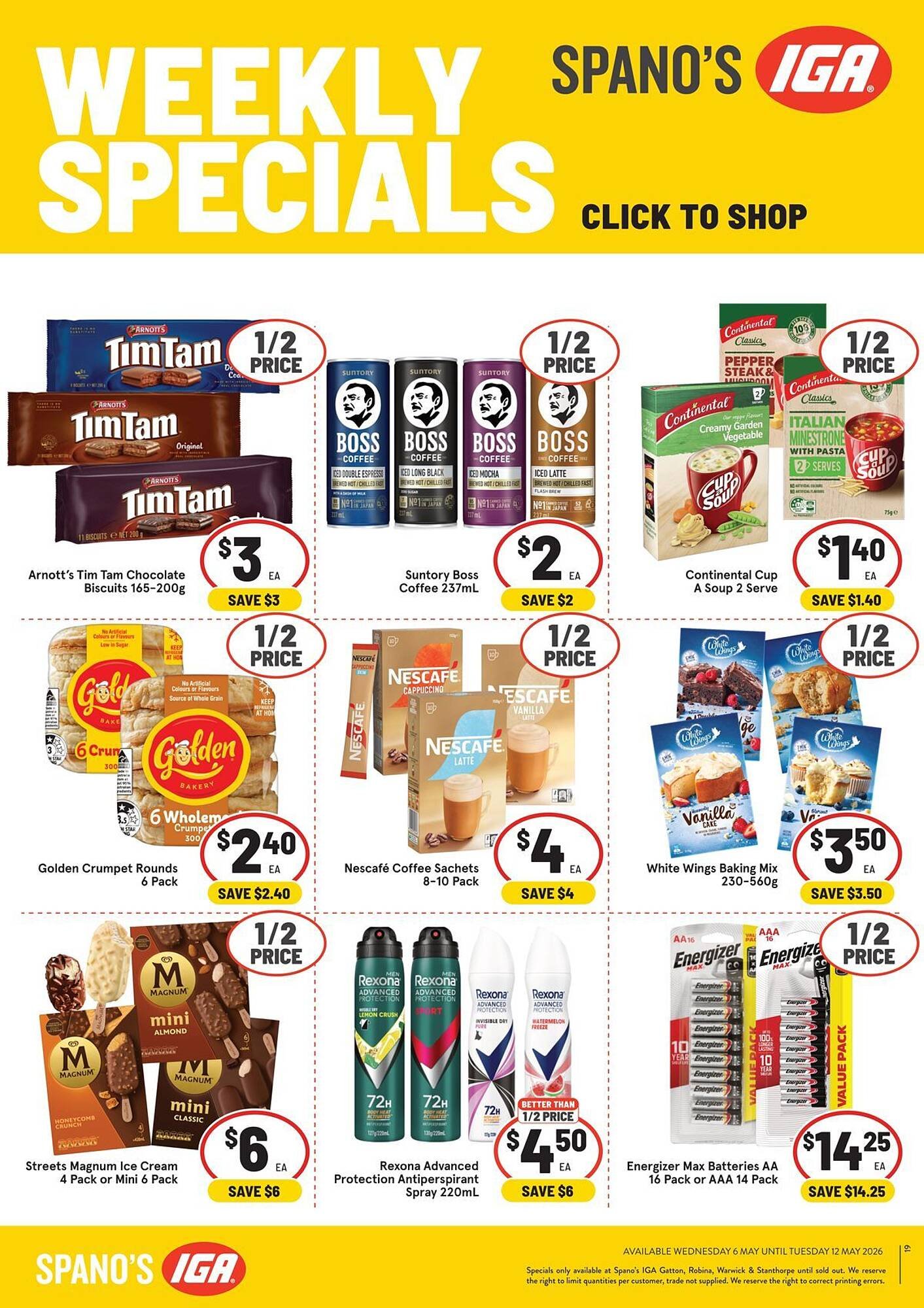 IGA catalogue (2026-05-06 - 2026-05-12) | 2