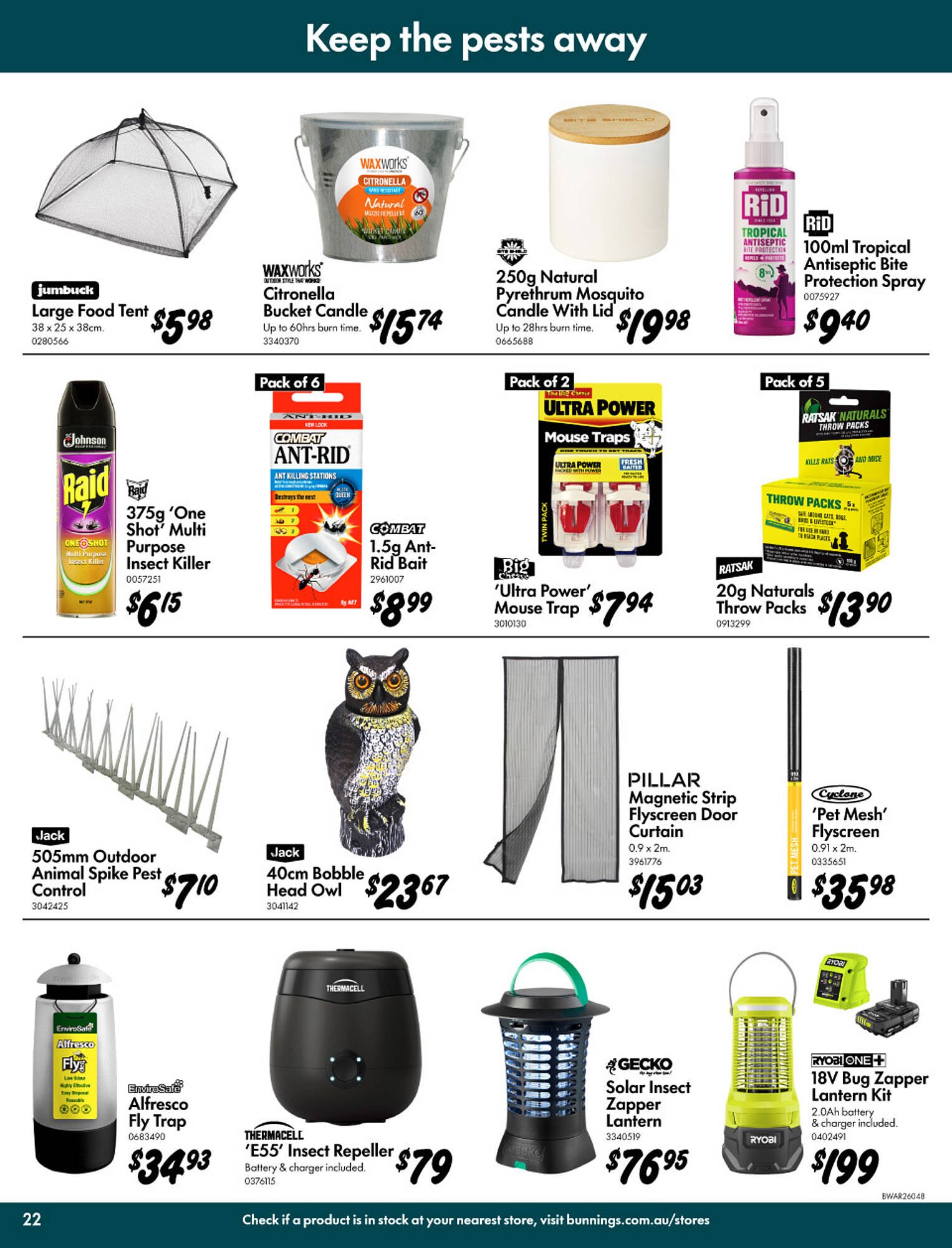 Bunnings catalogue (2026-03-11 - 2026-04-05) | 22