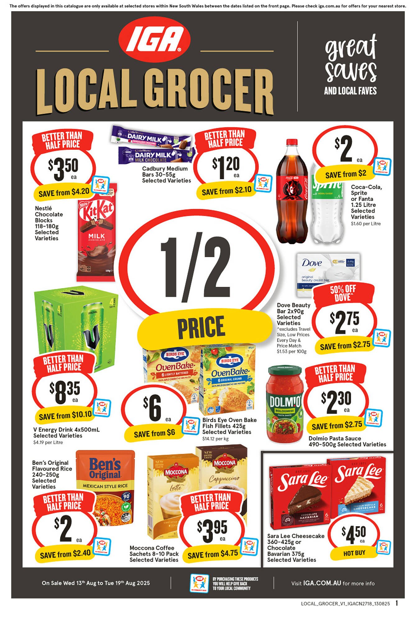 IGA catalogue (2025-08-13 - 2025-08-19) | 1
