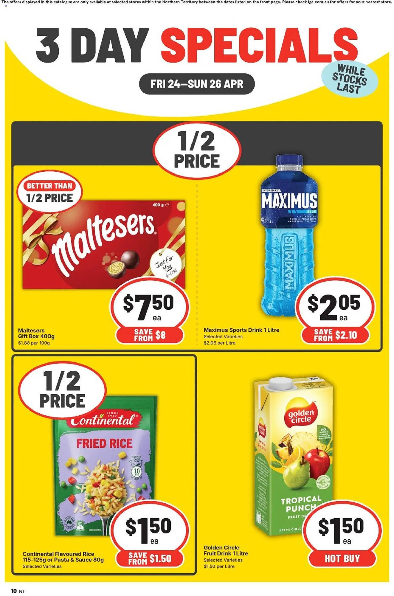 IGA catalogue (2026-04-24 - 2026-04-26) | 2