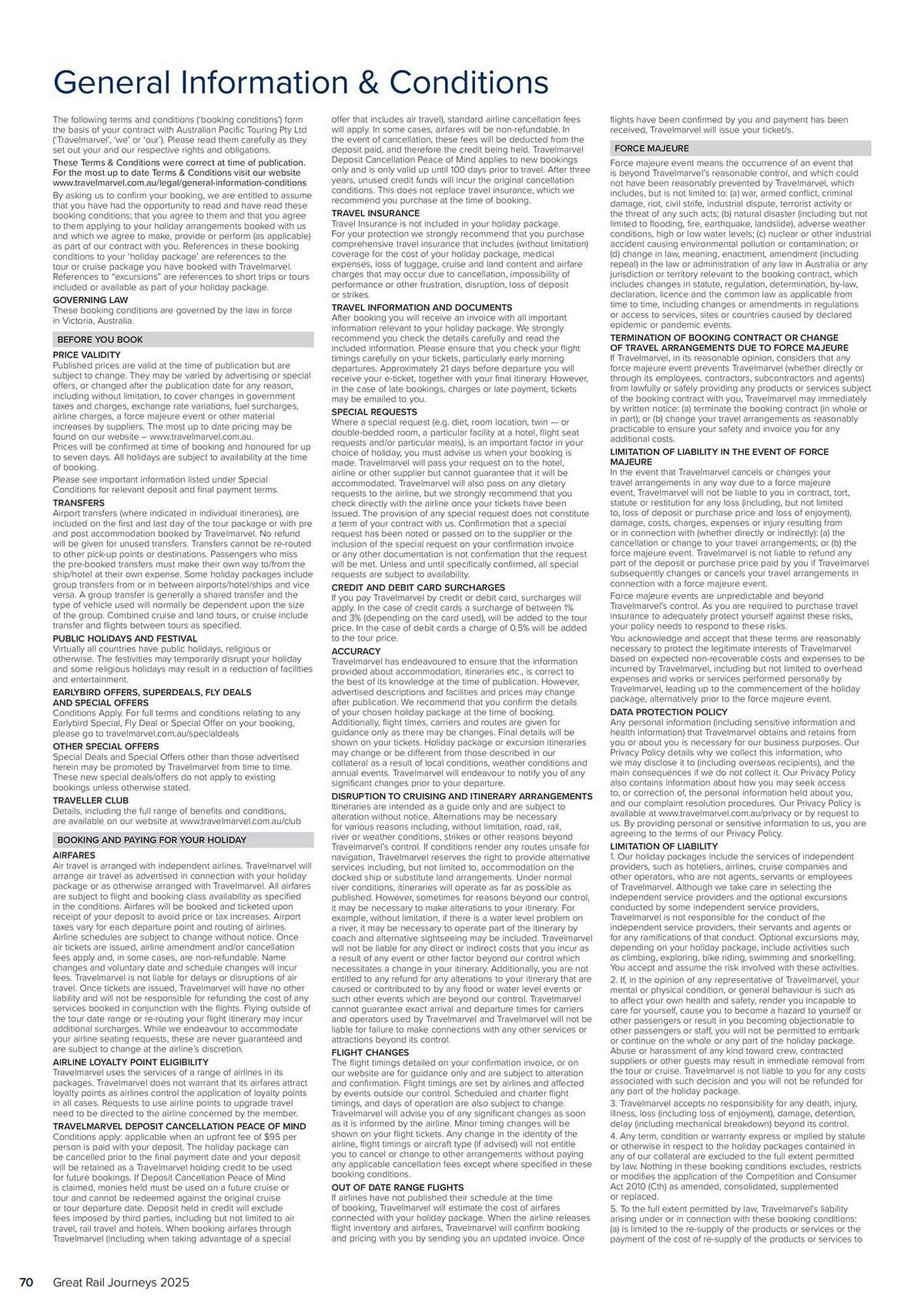 Flight Centre catalogue (2024-11-11 - 2025-12-31)