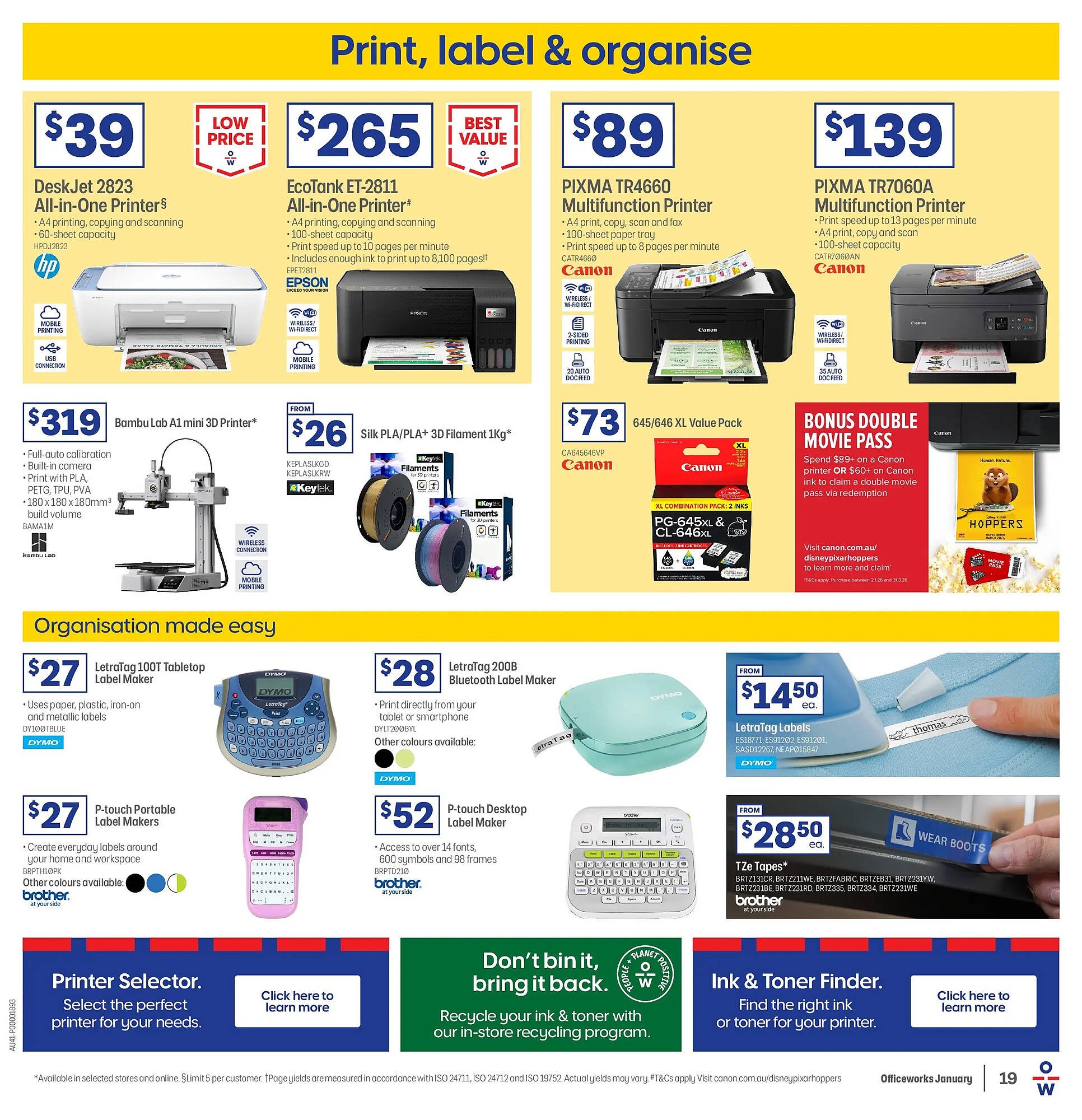 Officeworks catalogue (2025-12-31 - 2026-02-02) | 19