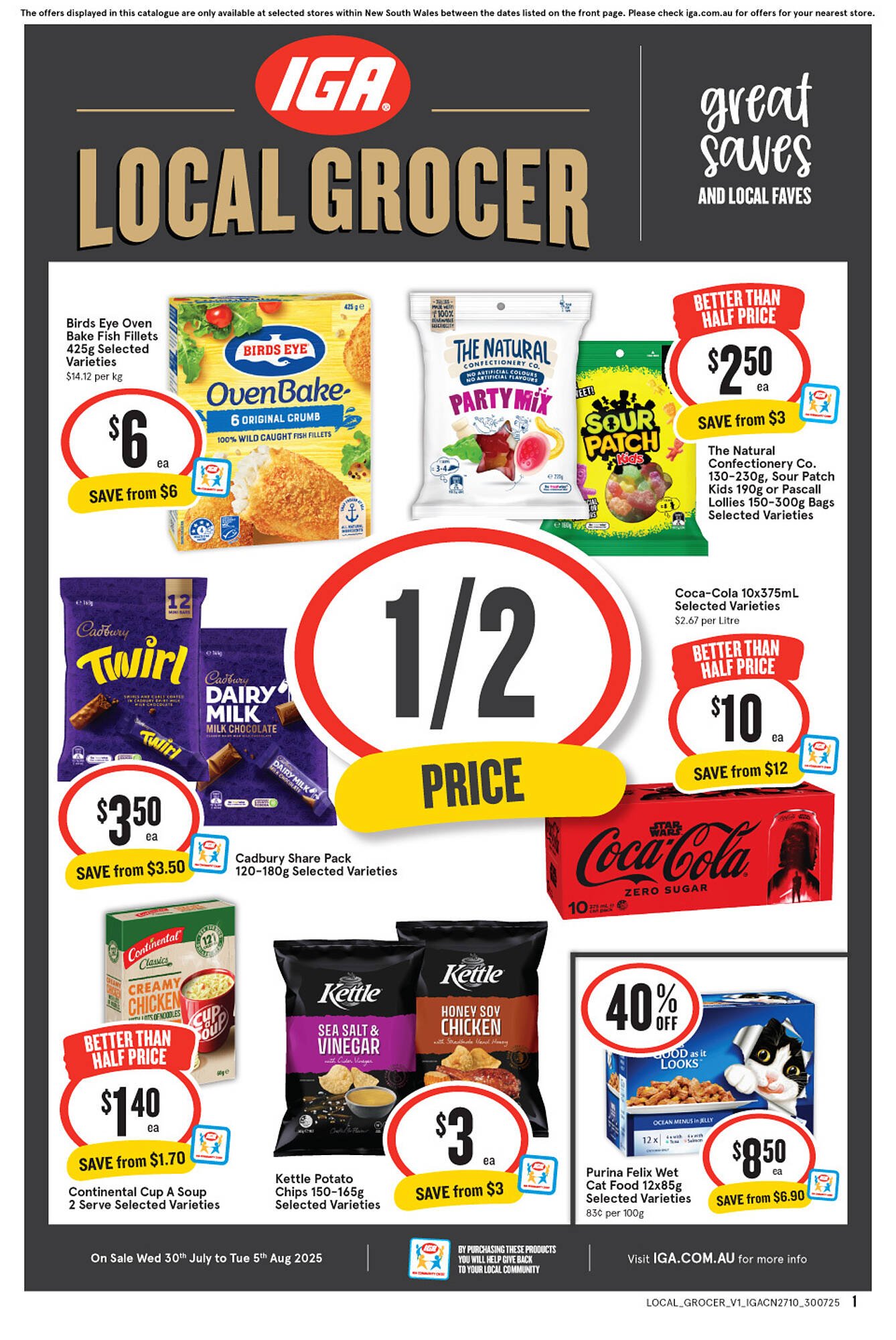 IGA catalogue (2025-07-30 - 2025-08-05) | 1