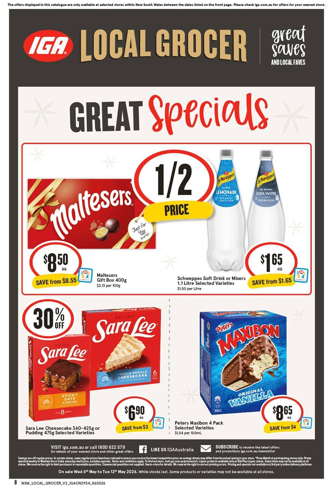 IGA catalogue (2026-05-06 - 2026-05-12) | 2