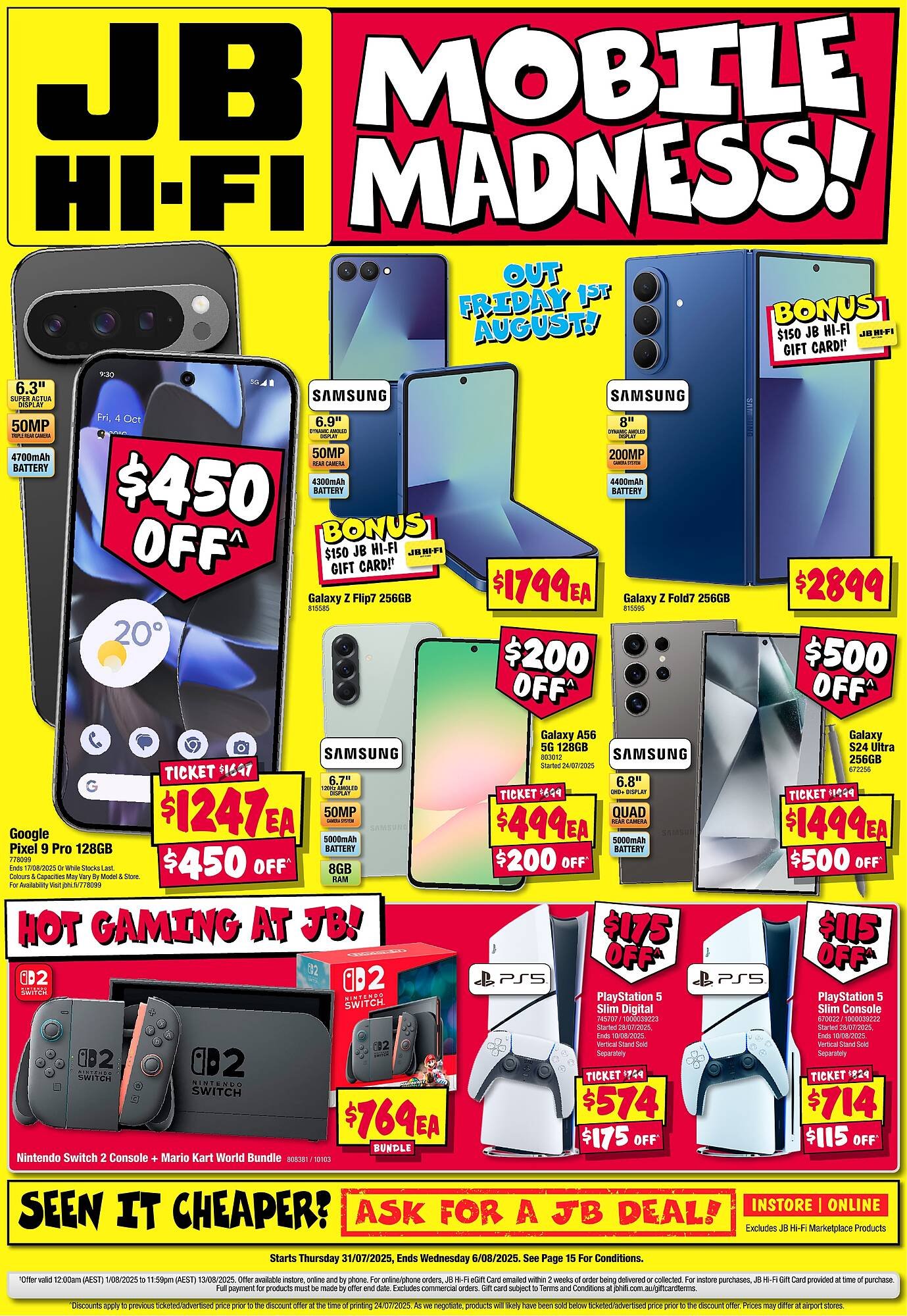 JB Hi-Fi catalogue (2025-07-31 - 2025-08-06) | 1