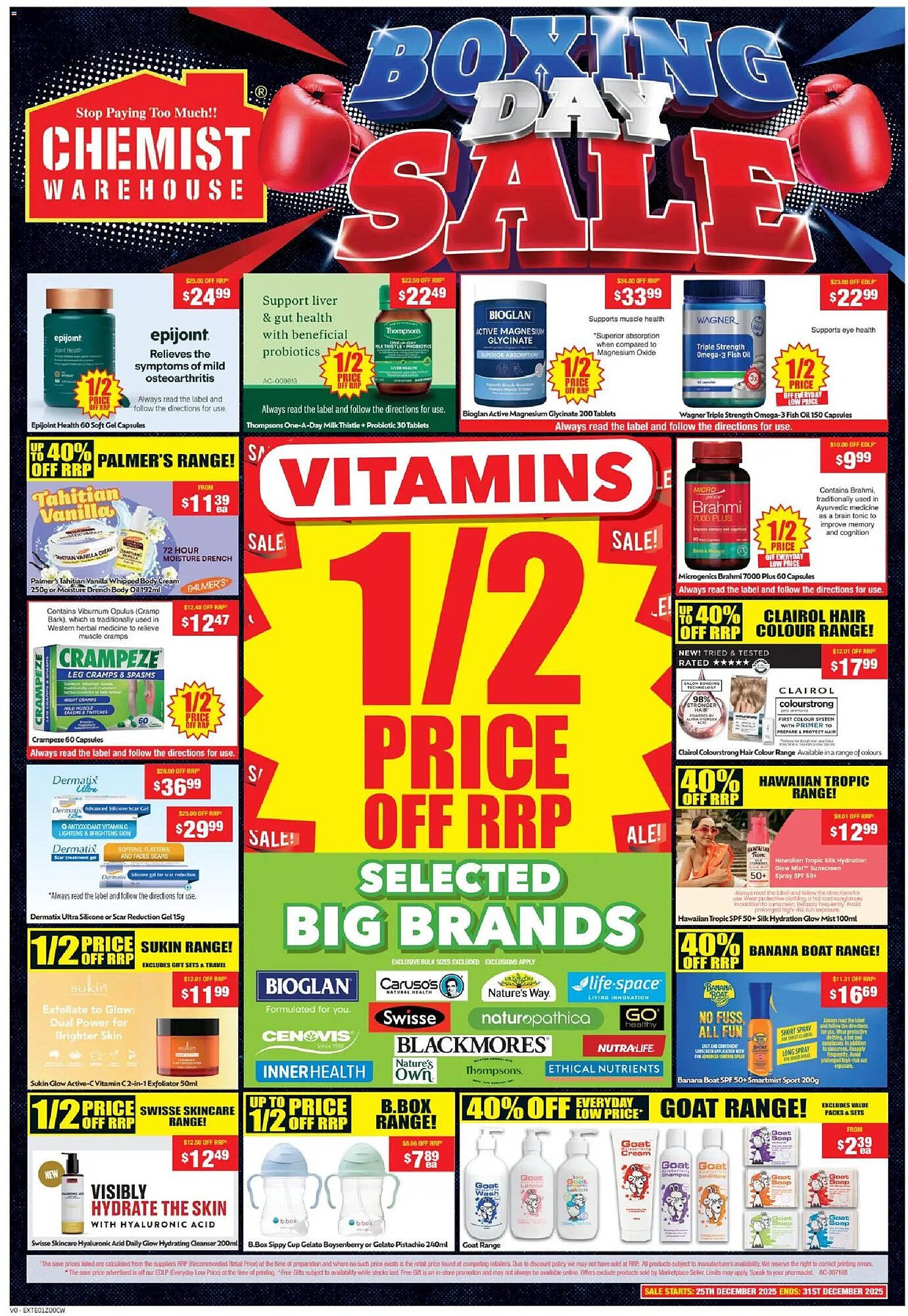 Chemist Warehouse catalogue (2025-12-24 - 2025-12-31) | 1