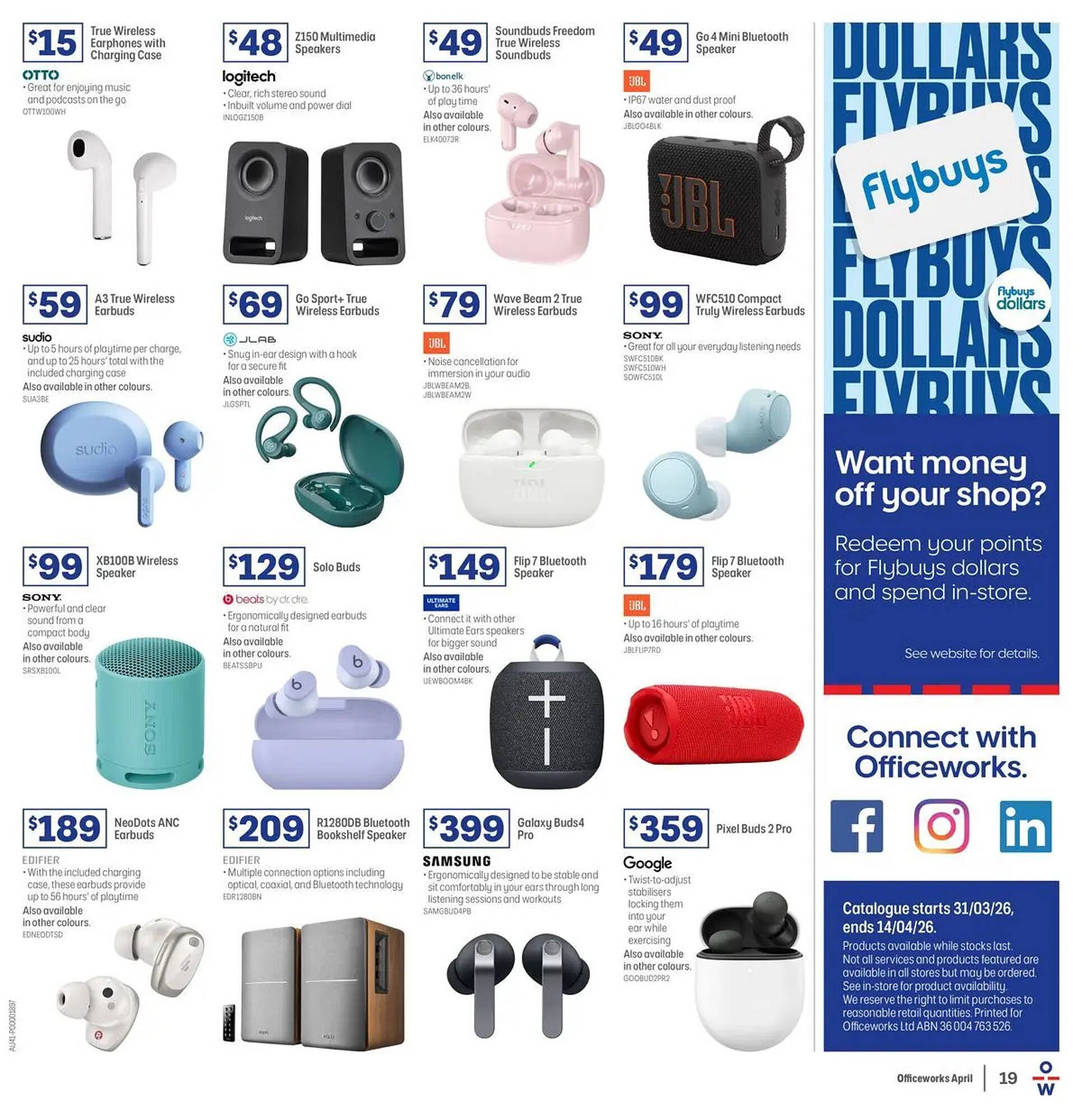 Officeworks catalogue (2026-03-30 - 2026-04-14) | 19
