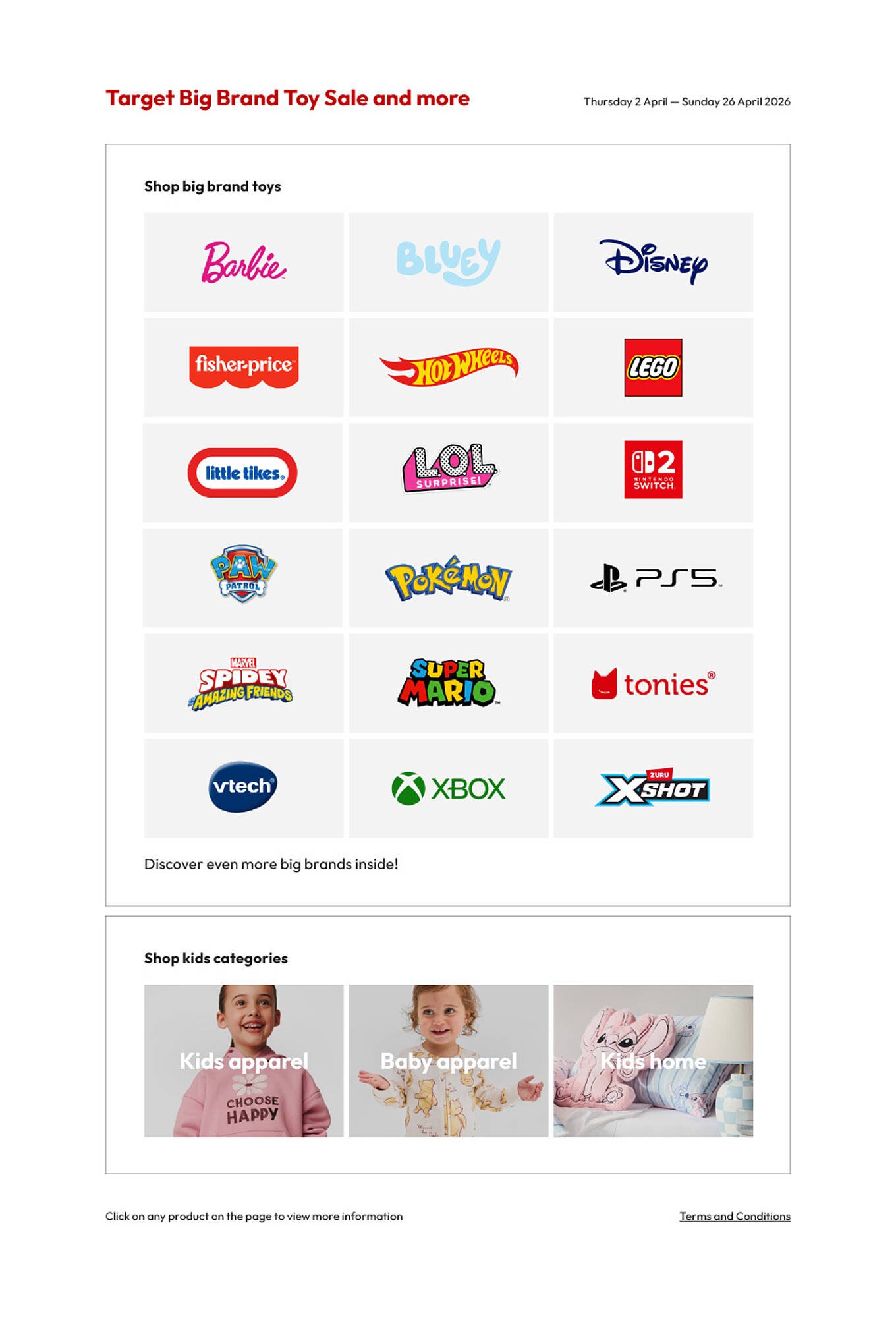 Target catalogue (2026-04-02 - 2026-04-26)