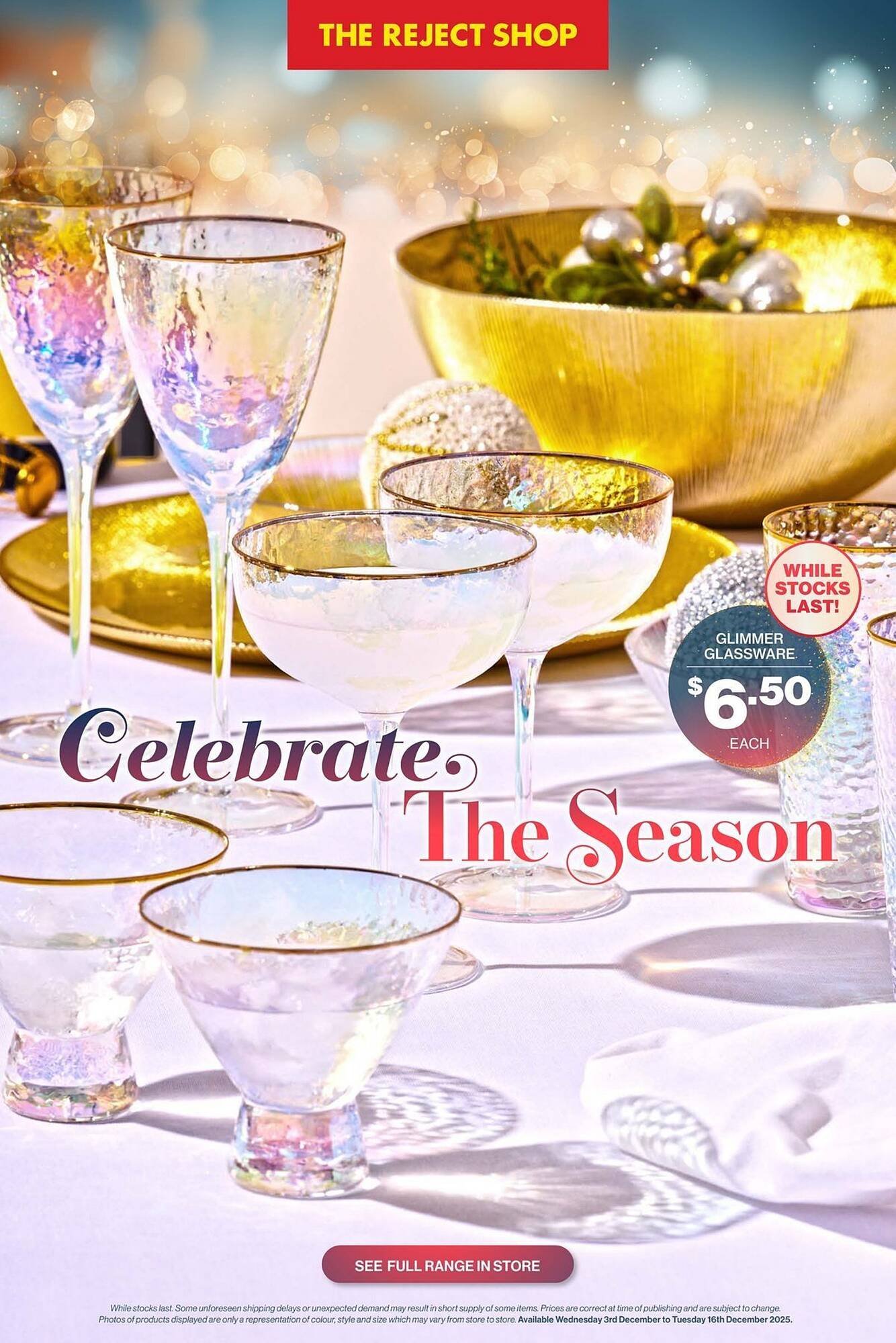 The Reject Shop catalogue (2025-12-03 - 2025-12-16) | 1