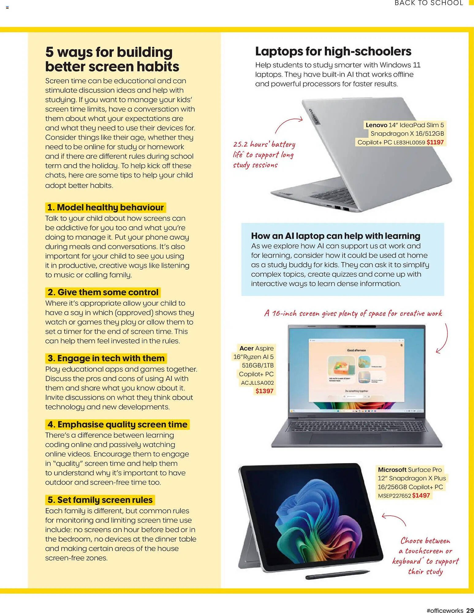 Officeworks catalogue (2025-12-31 - 2026-01-30) | 29