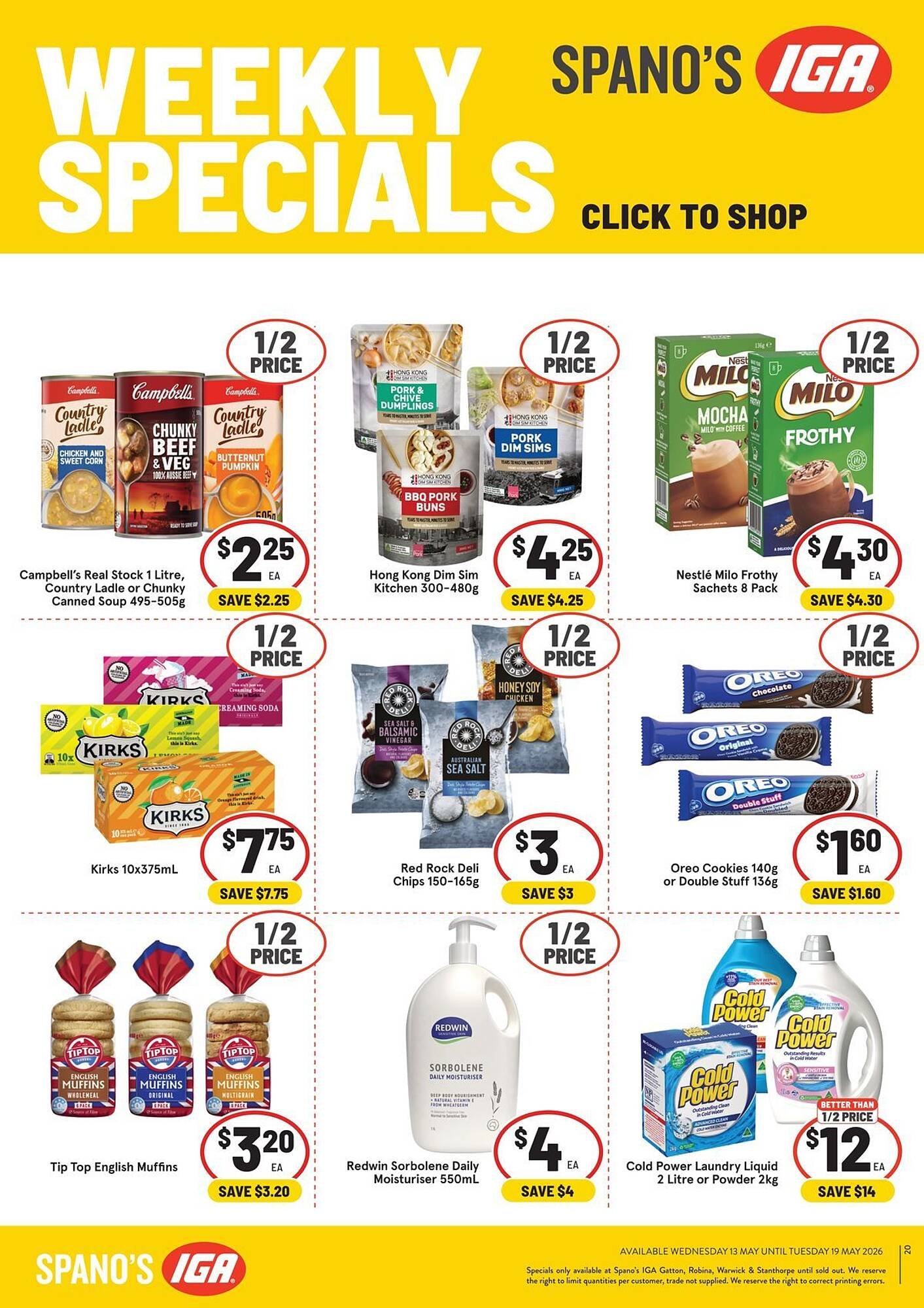 IGA catalogue (2026-05-13 - 2026-05-19) | 2