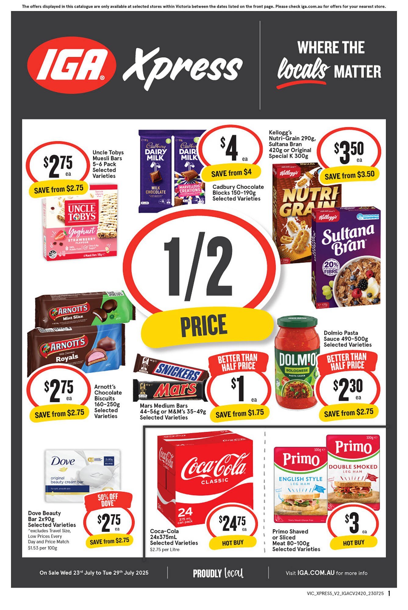 IGA catalogue (2025-07-23 - 2025-07-29) | 1