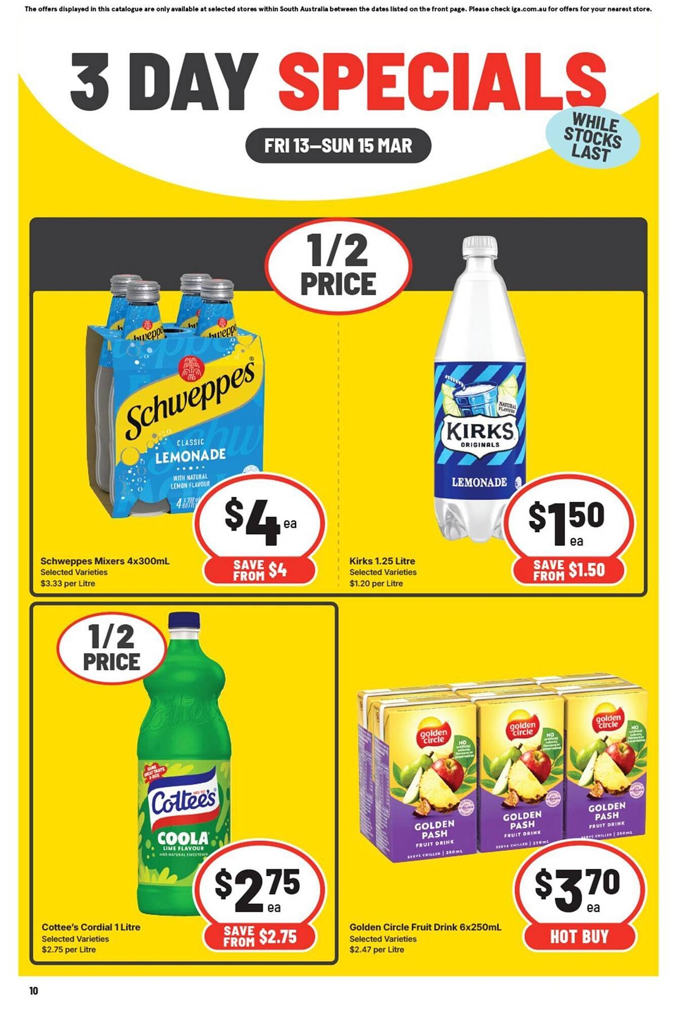 IGA catalogue (2026-03-13 - 2026-03-15) | 2