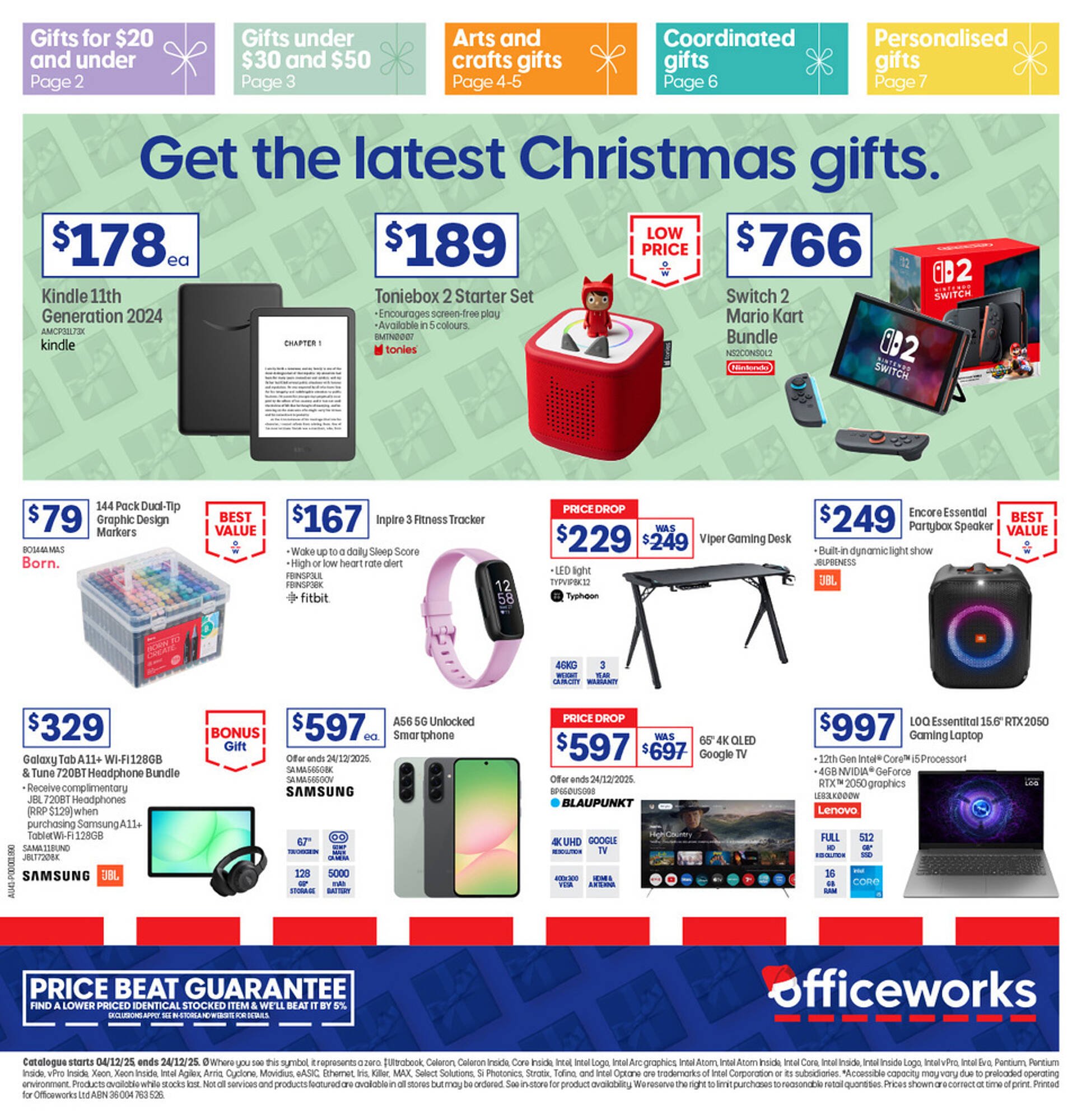 Officeworks catalogue (2025-12-04 - 2025-12-24) | 1