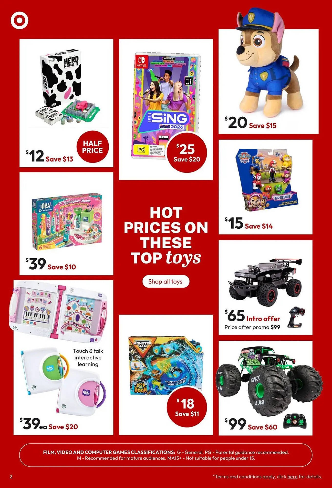 Target catalogue (2026-04-02 - 2026-04-12)