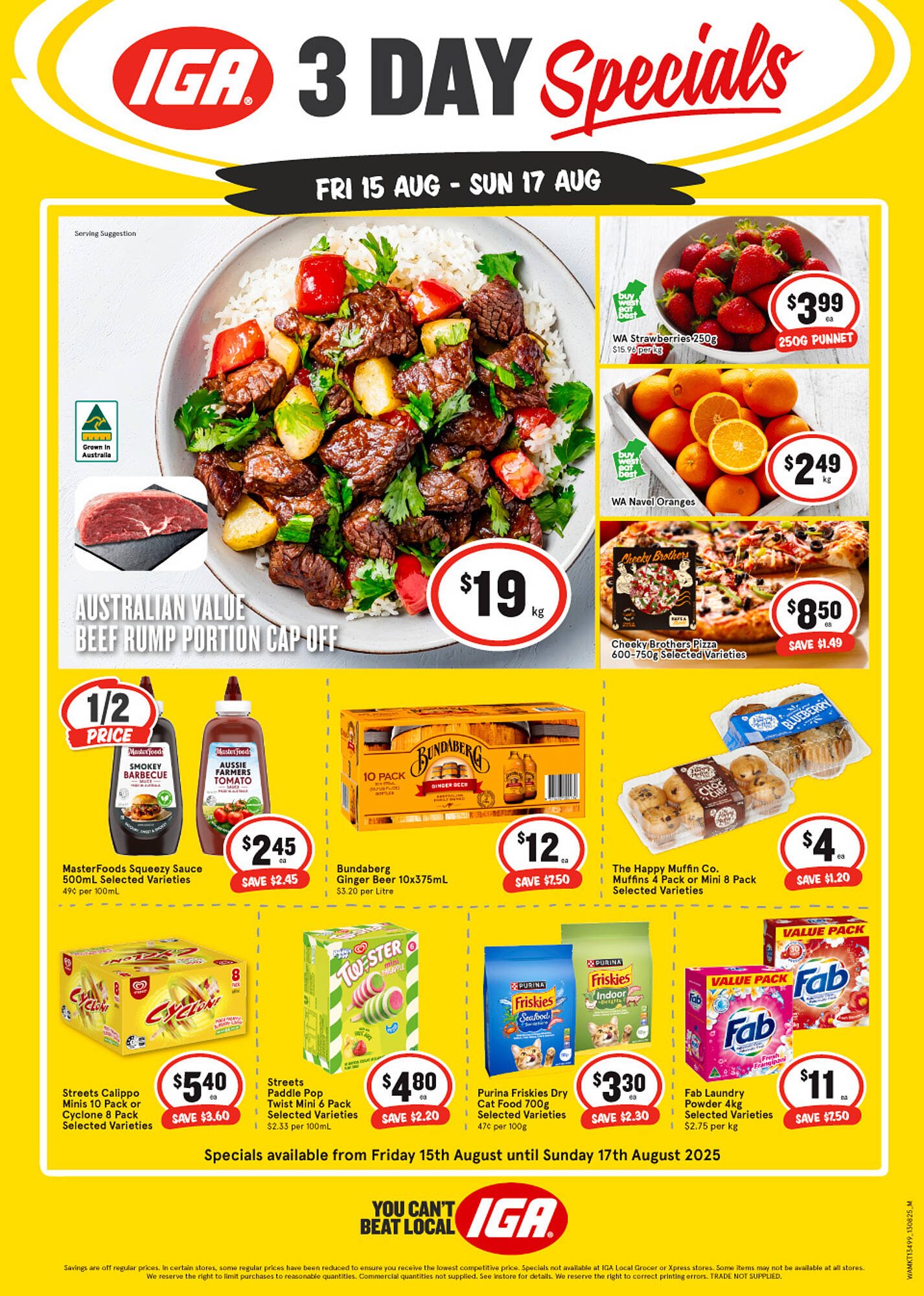 IGA catalogue (2025-08-15 - 2025-08-17) | 1