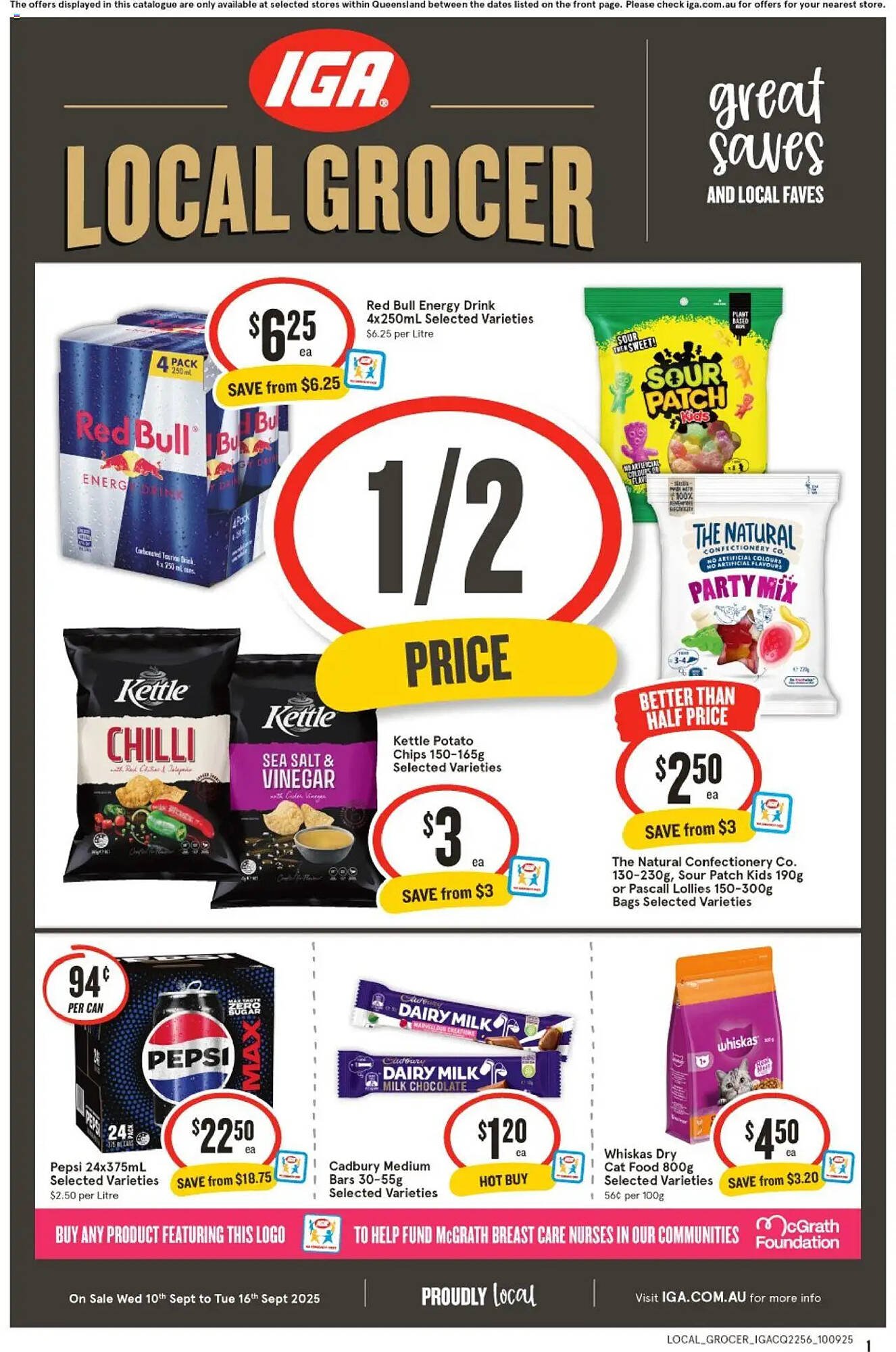 IGA catalogue (2025-09-09 - 2025-09-16) | 1