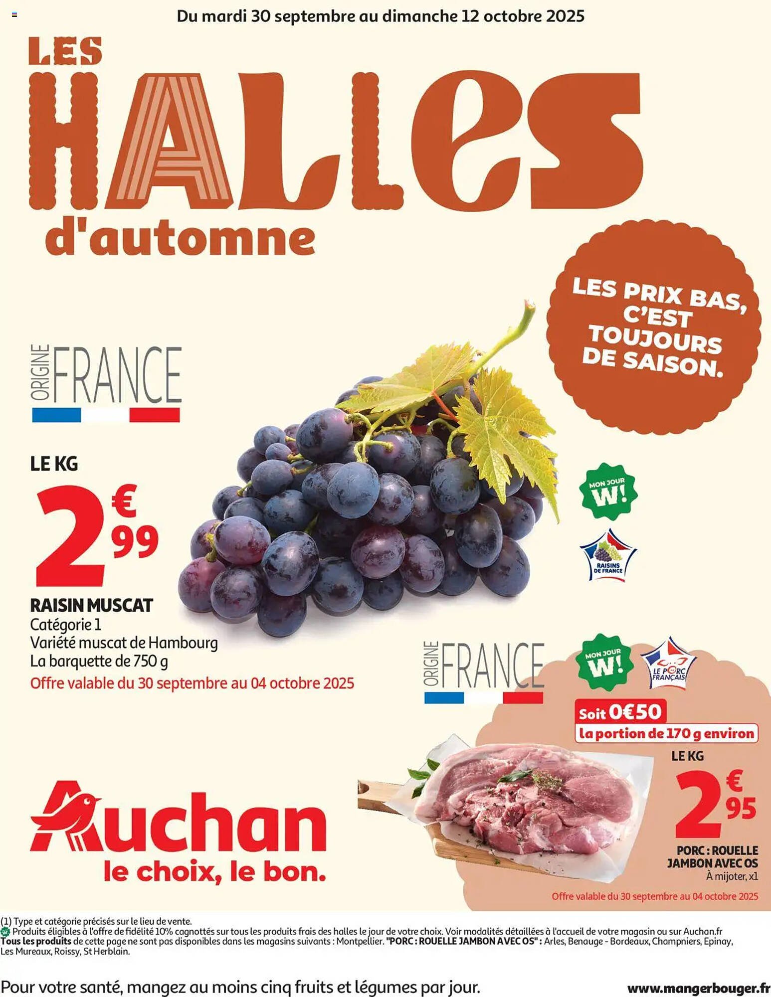 Auchan folder (2025-09-30 - 2025-10-12)