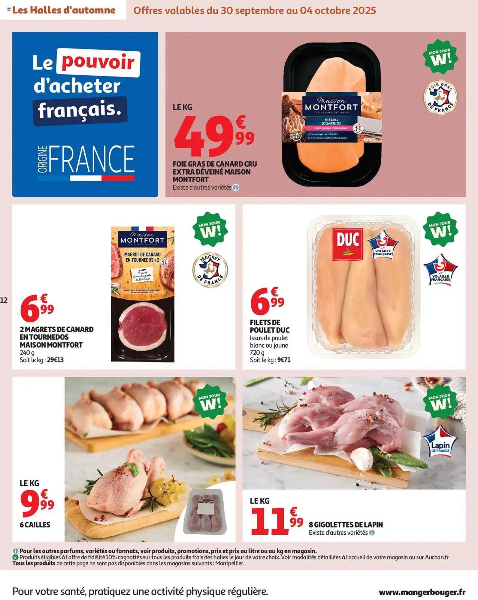 Auchan folder (2025-09-30 - 2025-10-12)