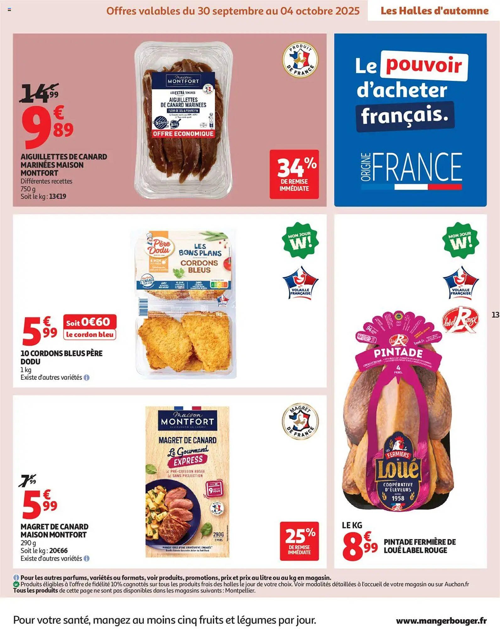 Auchan folder (2025-09-30 - 2025-10-12)