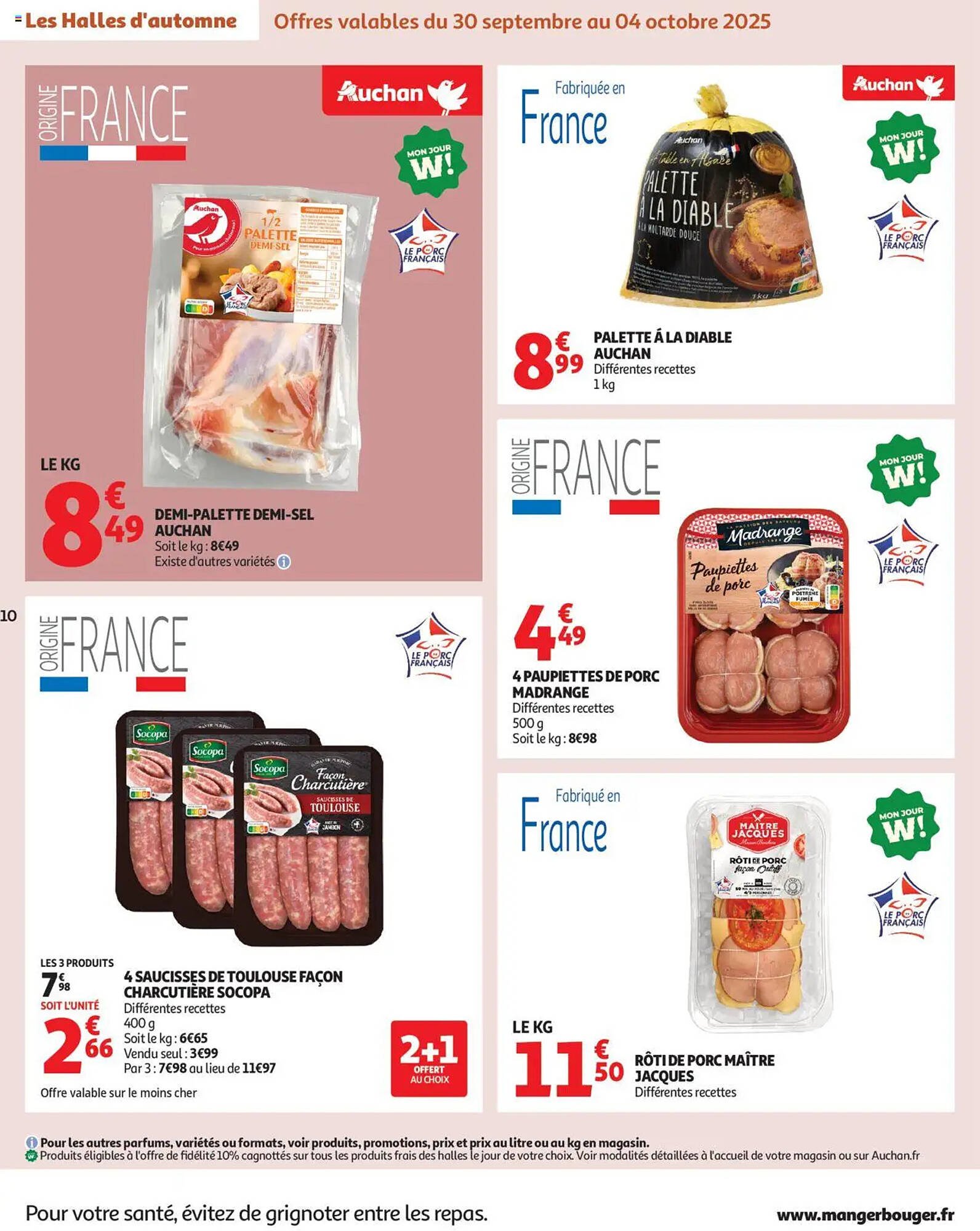 Auchan folder (2025-09-30 - 2025-10-12)