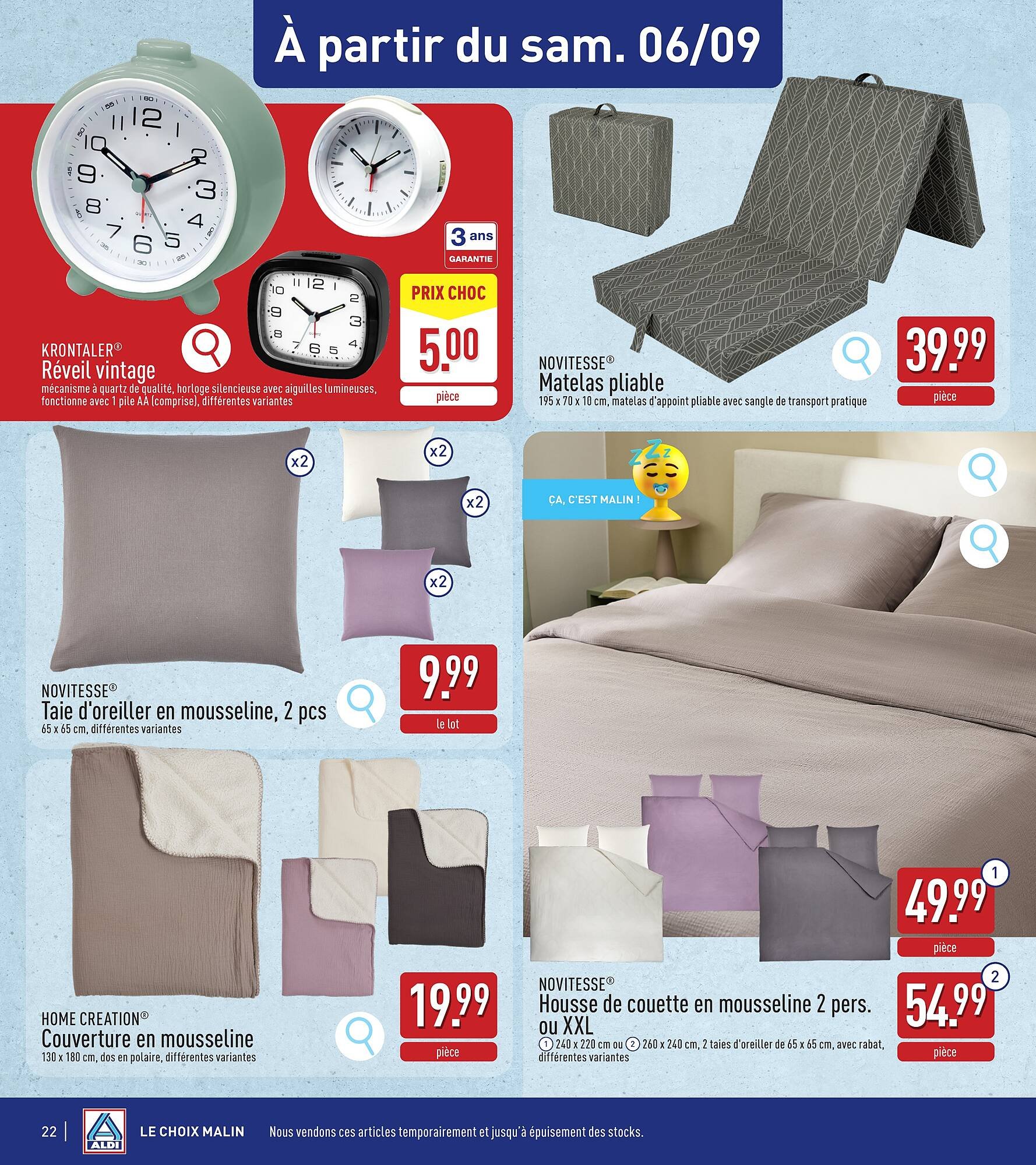 ALDI Dépliant (2025-09-01 - 2025-09-06)