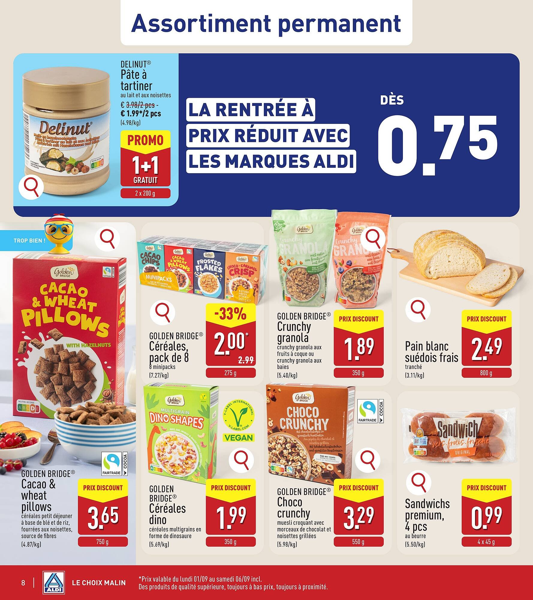 ALDI Dépliant (2025-09-01 - 2025-09-06)