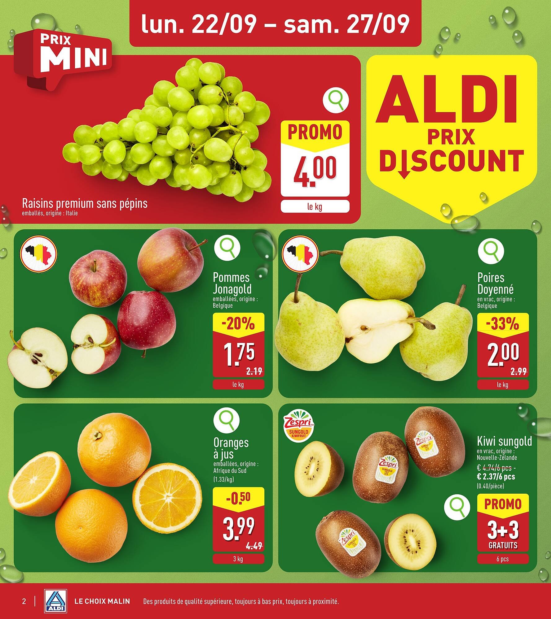 ALDI Dépliant (2025-09-22 - 2025-09-27)
