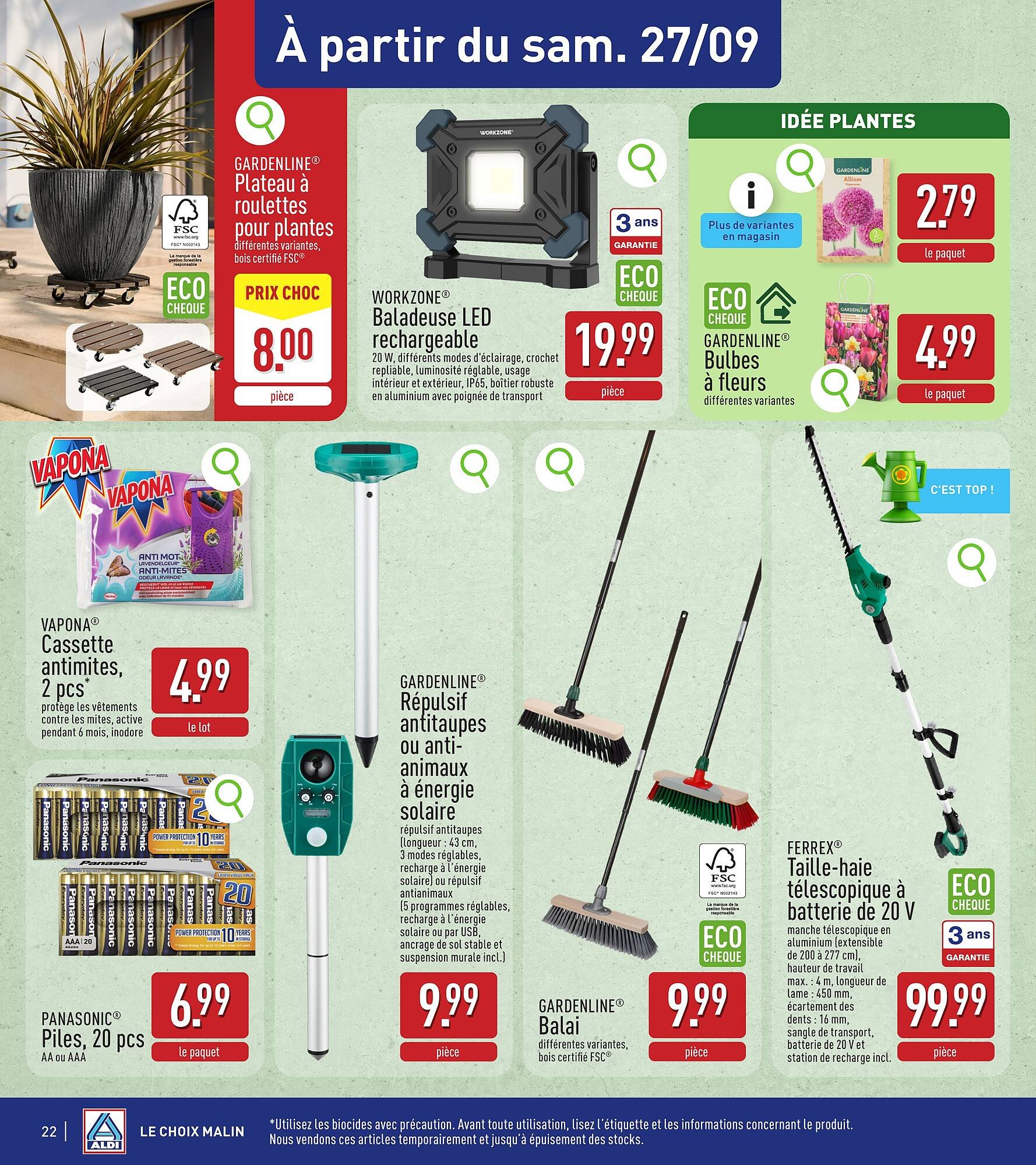 ALDI Dépliant (2025-09-22 - 2025-09-27)