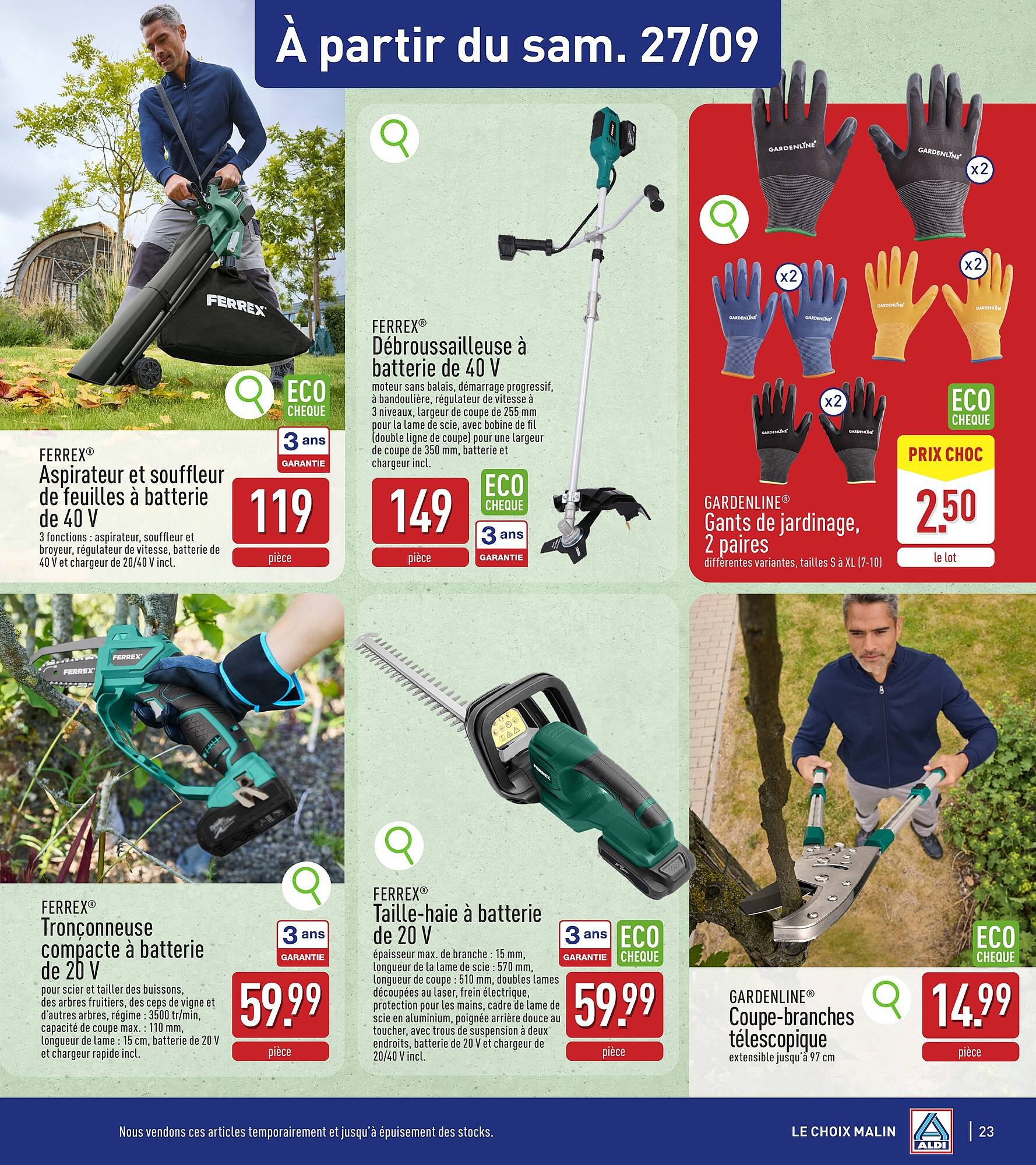 ALDI Dépliant (2025-09-22 - 2025-09-27)
