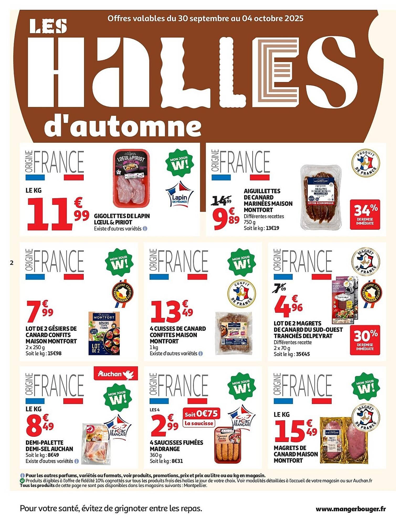 Auchan folder (2025-09-30 - 2025-10-11)