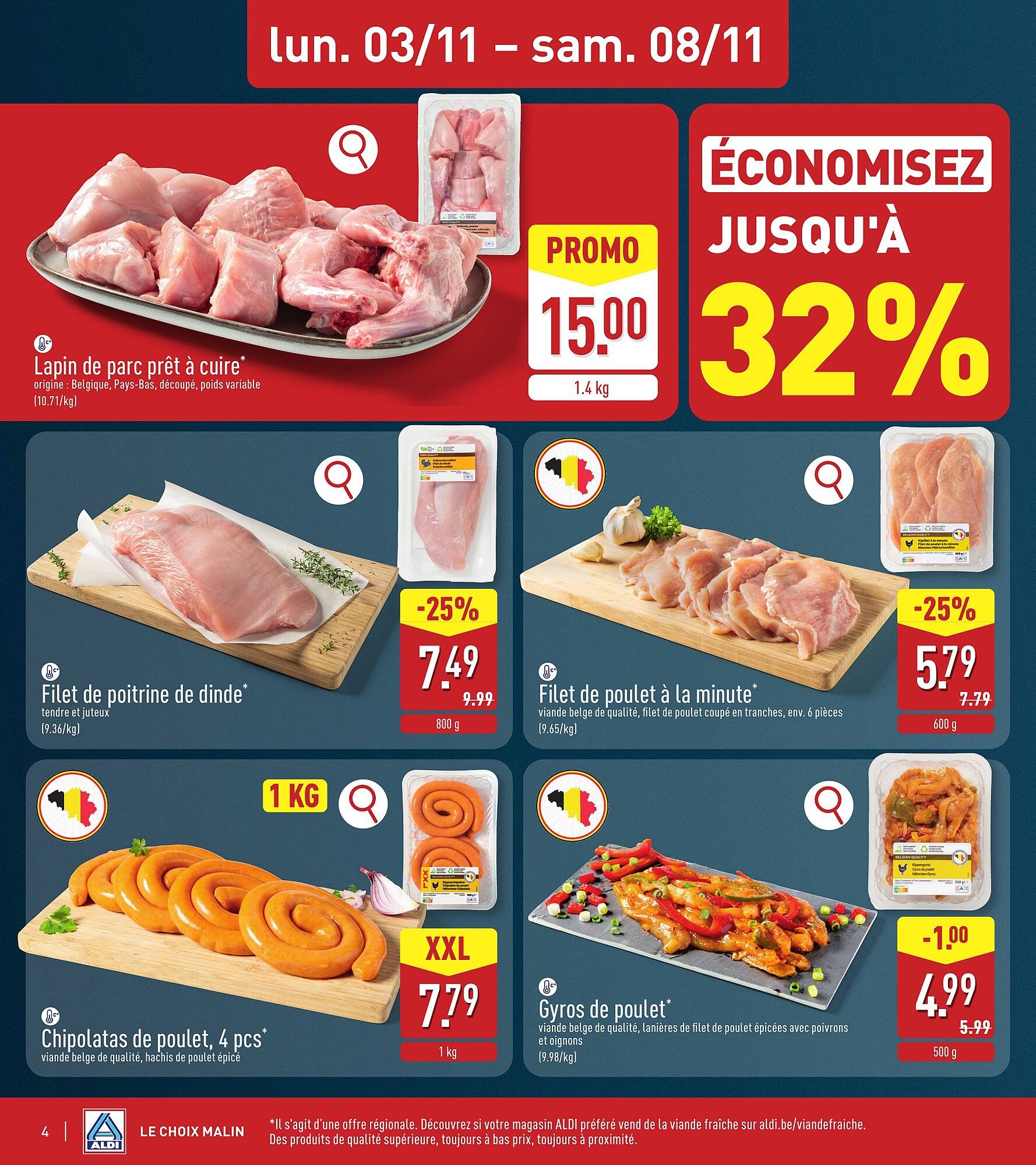 ALDI Dépliant (2025-11-03 - 2025-11-08)