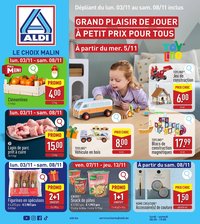 ALDI Dépliant (2025-11-03 - 2025-11-08)