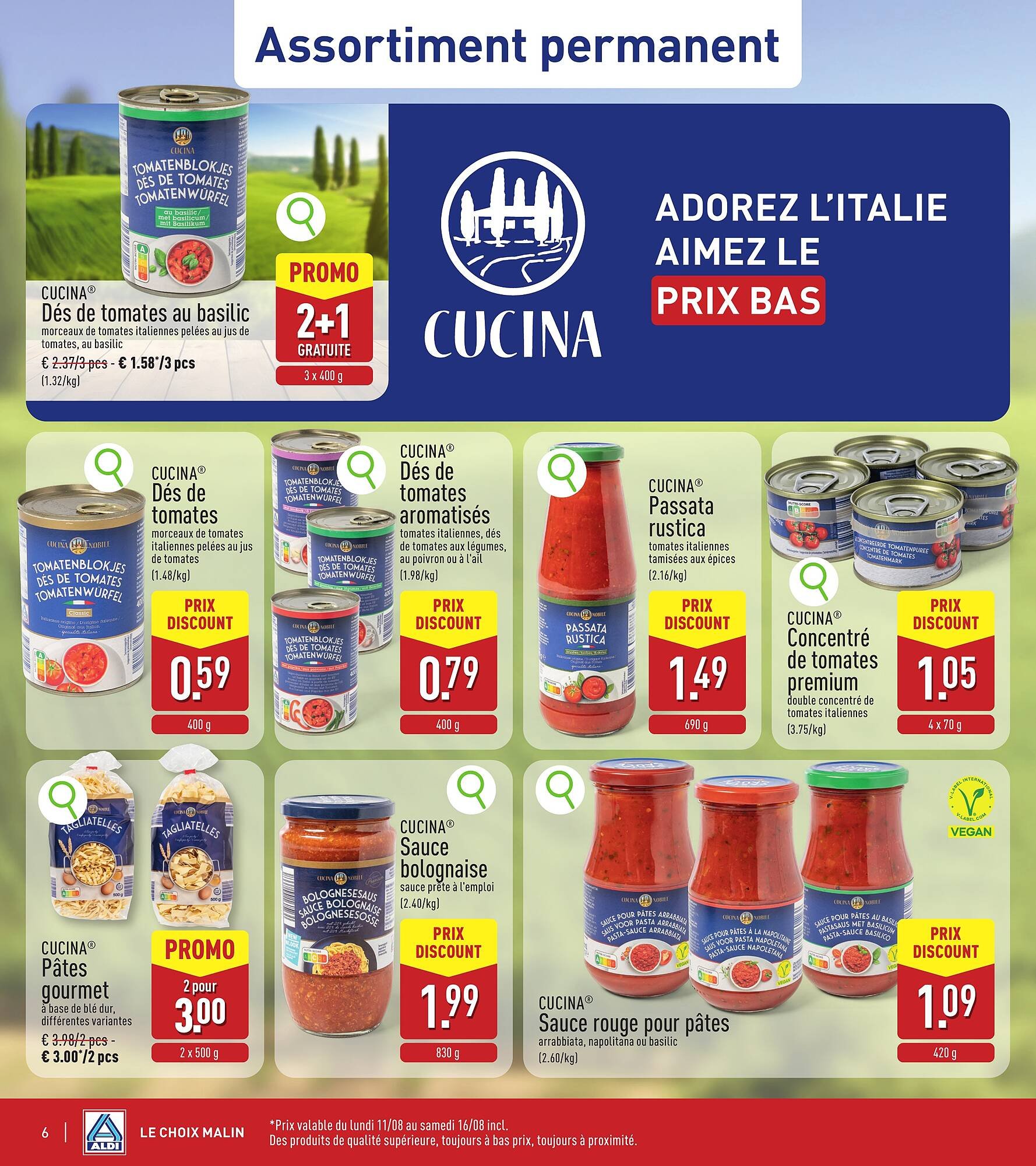 ALDI Dépliant (2025-08-11 - 2025-08-16)