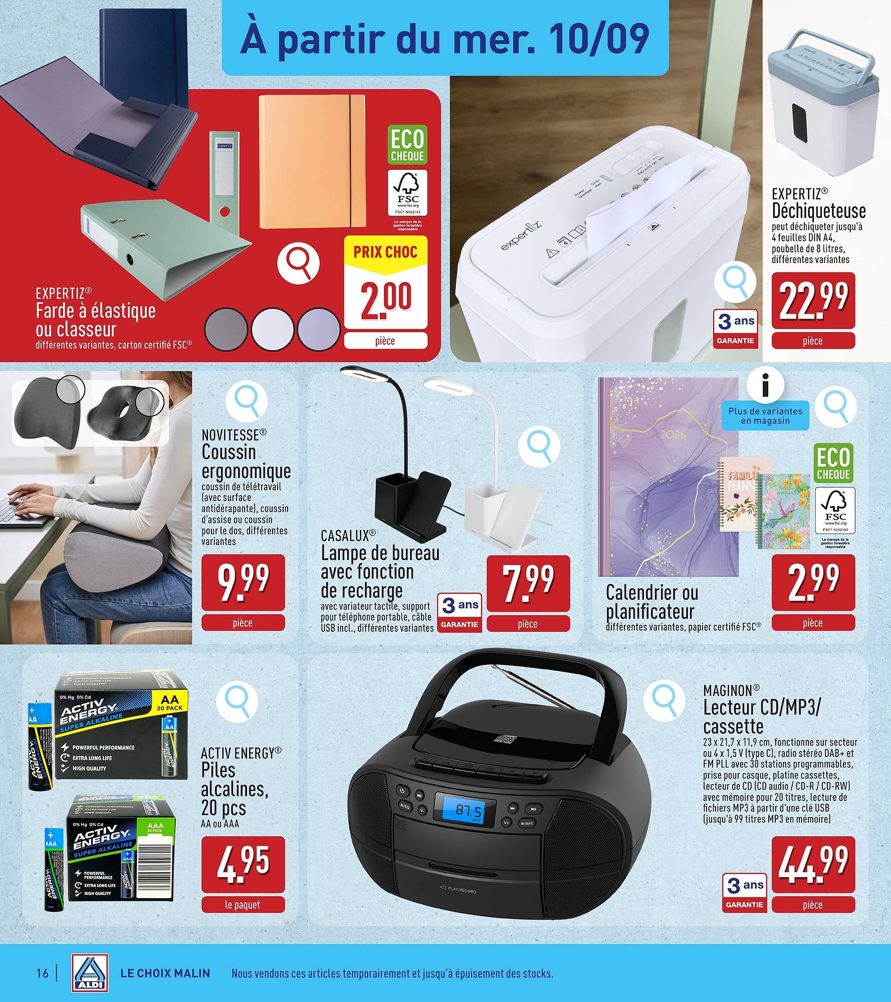 ALDI Dépliant (2025-09-08 - 2025-09-13)