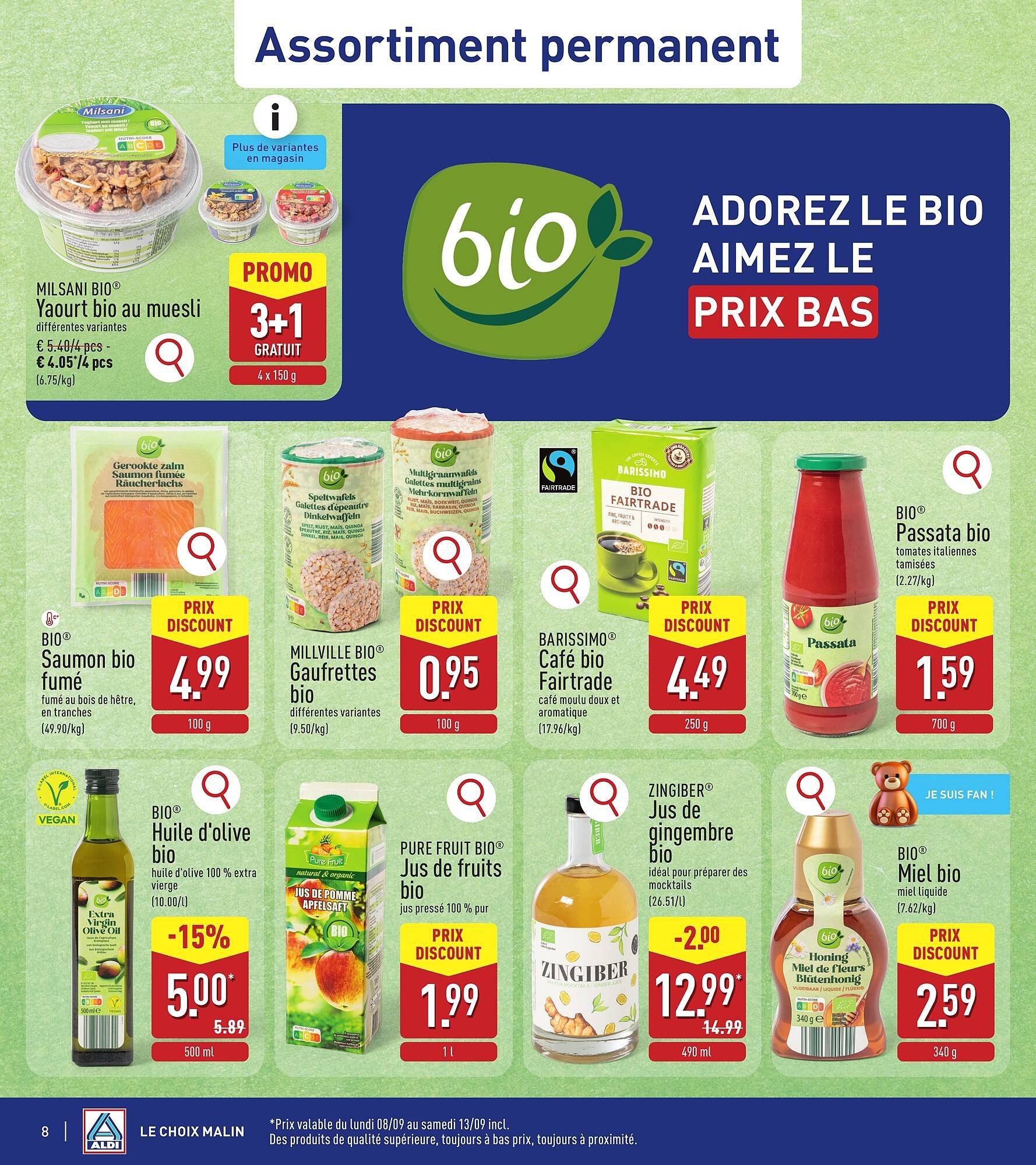ALDI Dépliant (2025-09-08 - 2025-09-13)