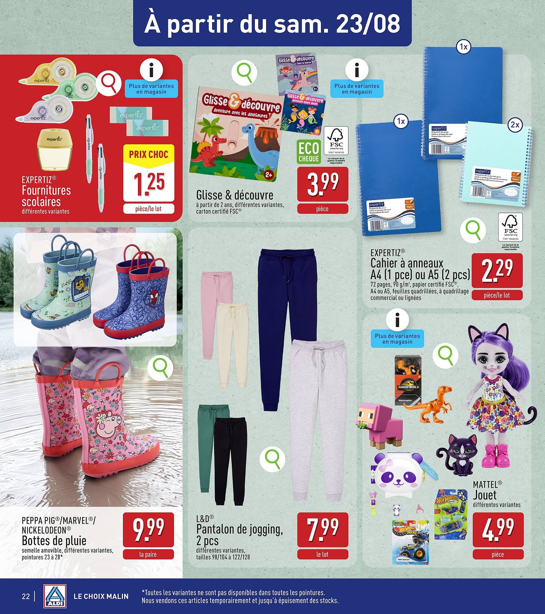 ALDI Dépliant (2025-08-18 - 2025-08-23)