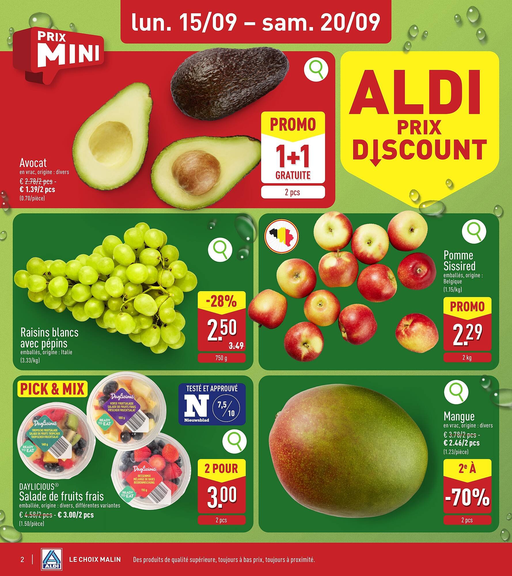 ALDI Dépliant (2025-09-15 - 2025-09-20)