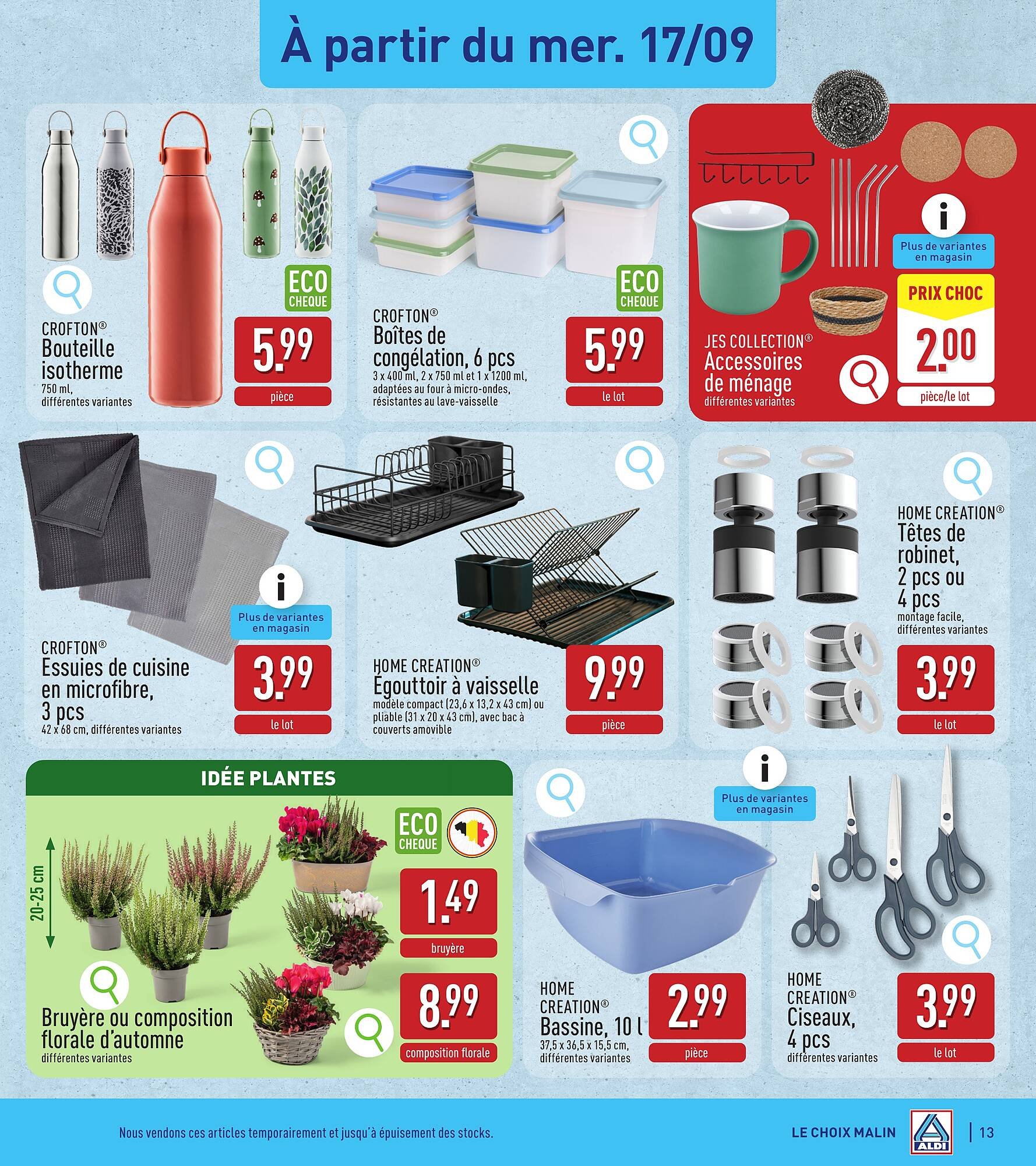 ALDI Dépliant (2025-09-15 - 2025-09-20)