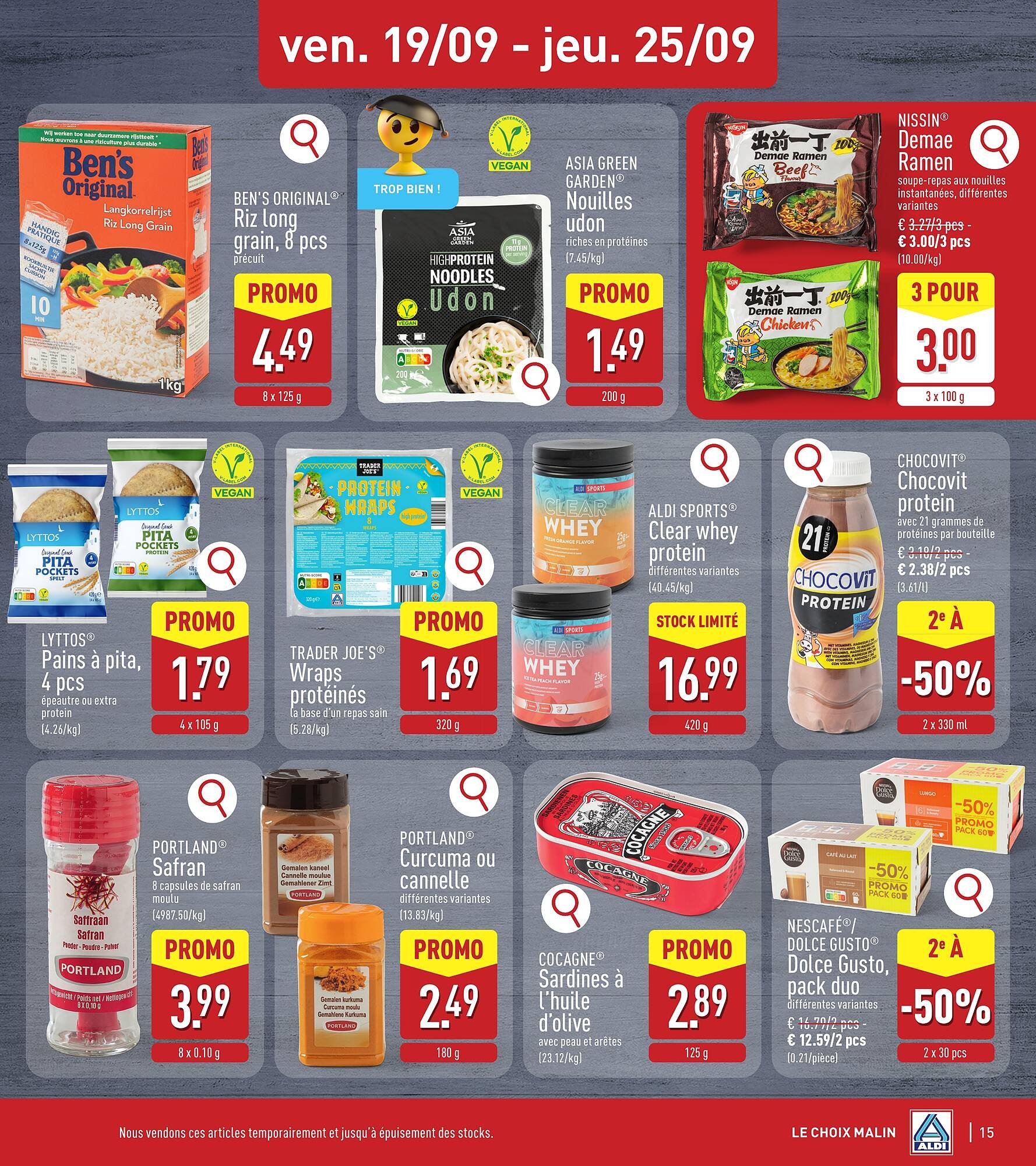 ALDI Dépliant (2025-09-15 - 2025-09-20)