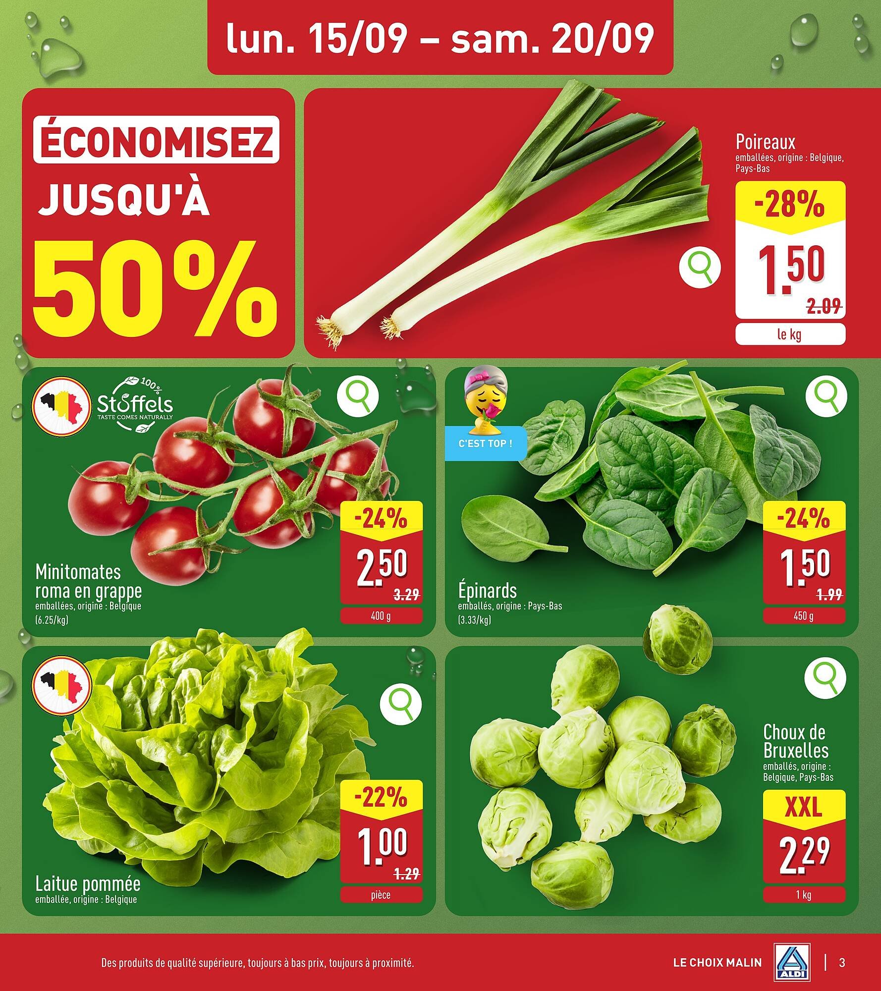 ALDI Dépliant (2025-09-15 - 2025-09-20)