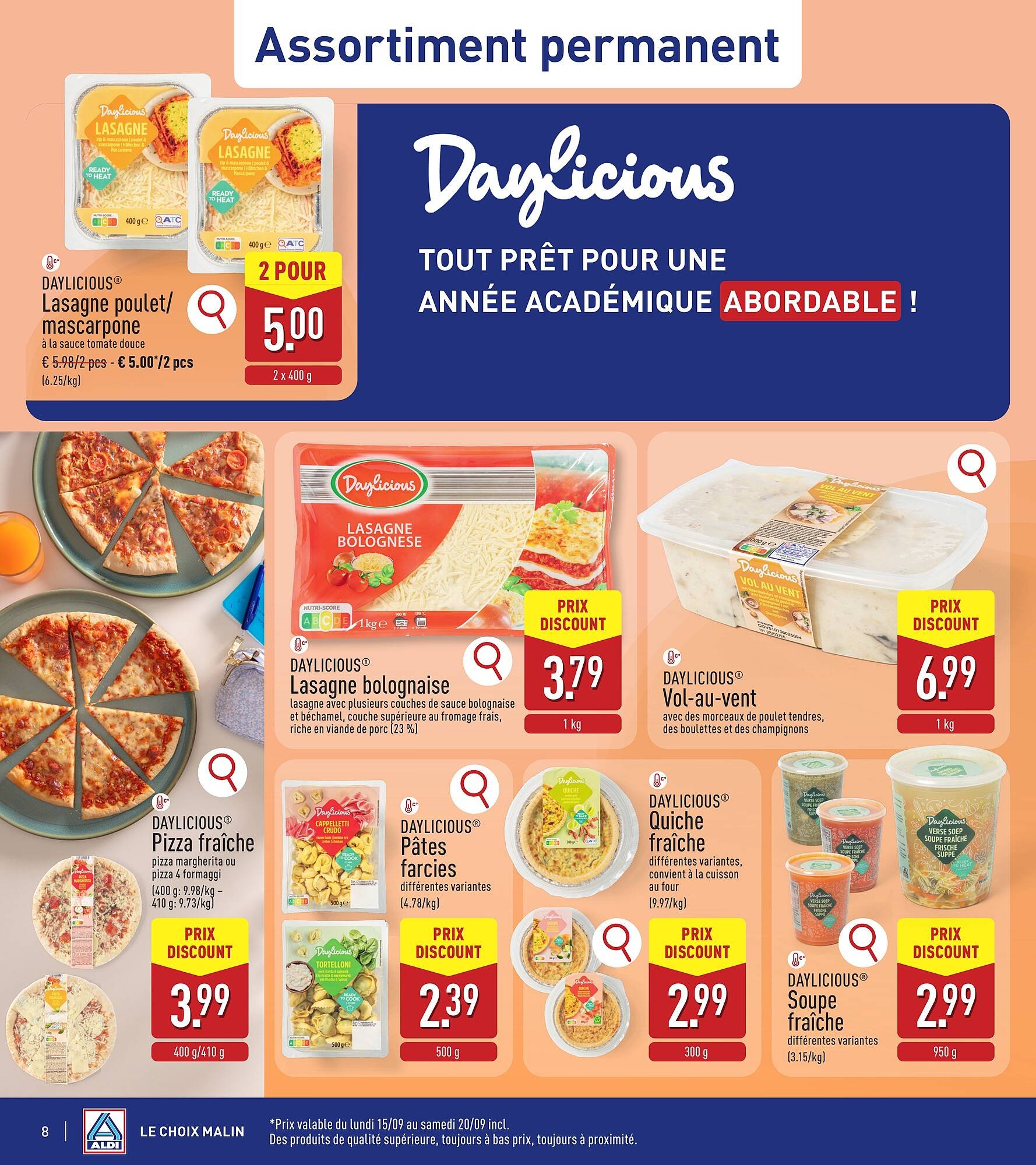 ALDI Dépliant (2025-09-15 - 2025-09-20)