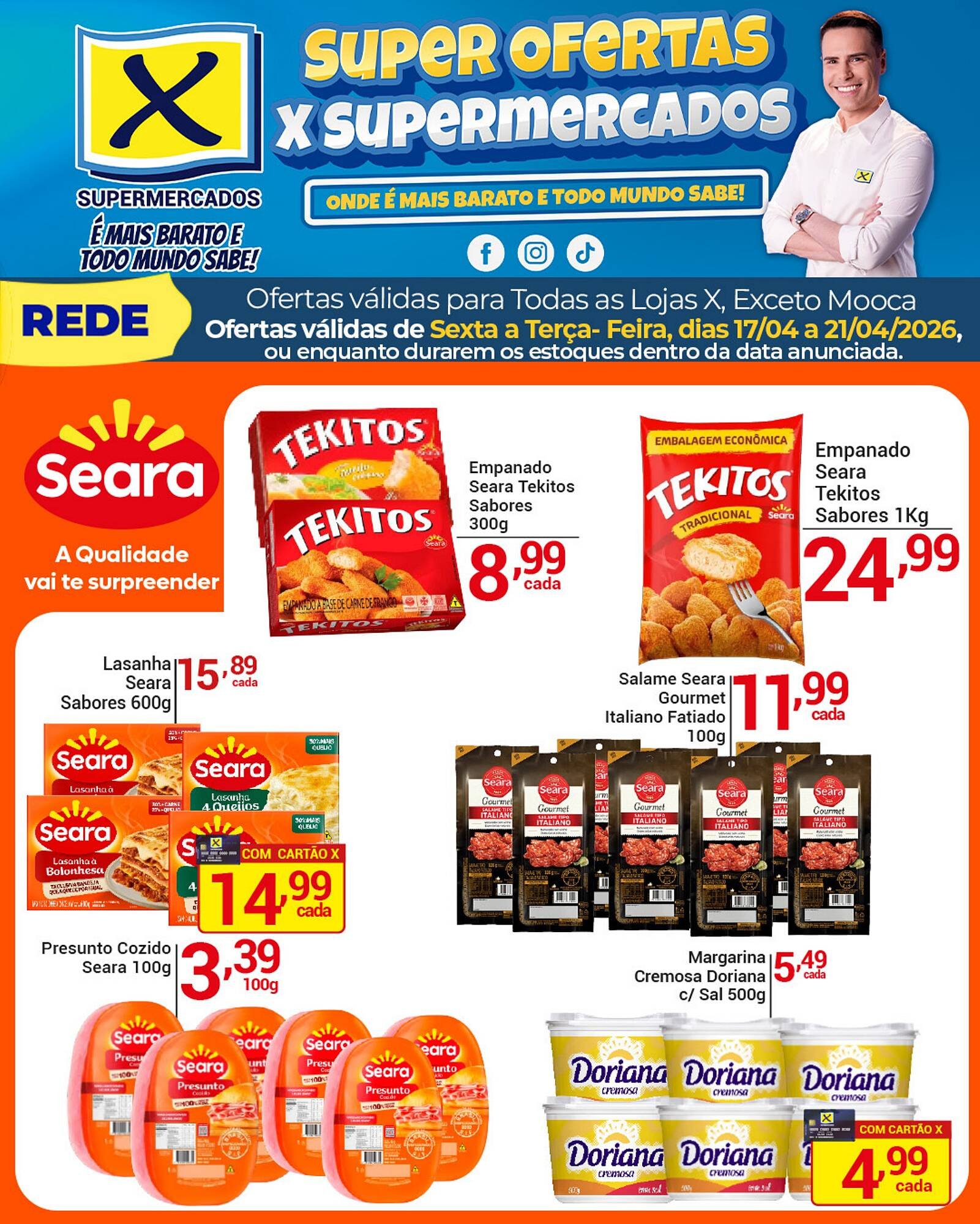 Folheto X Supermercados (2026-04-17 - 2026-04-21)