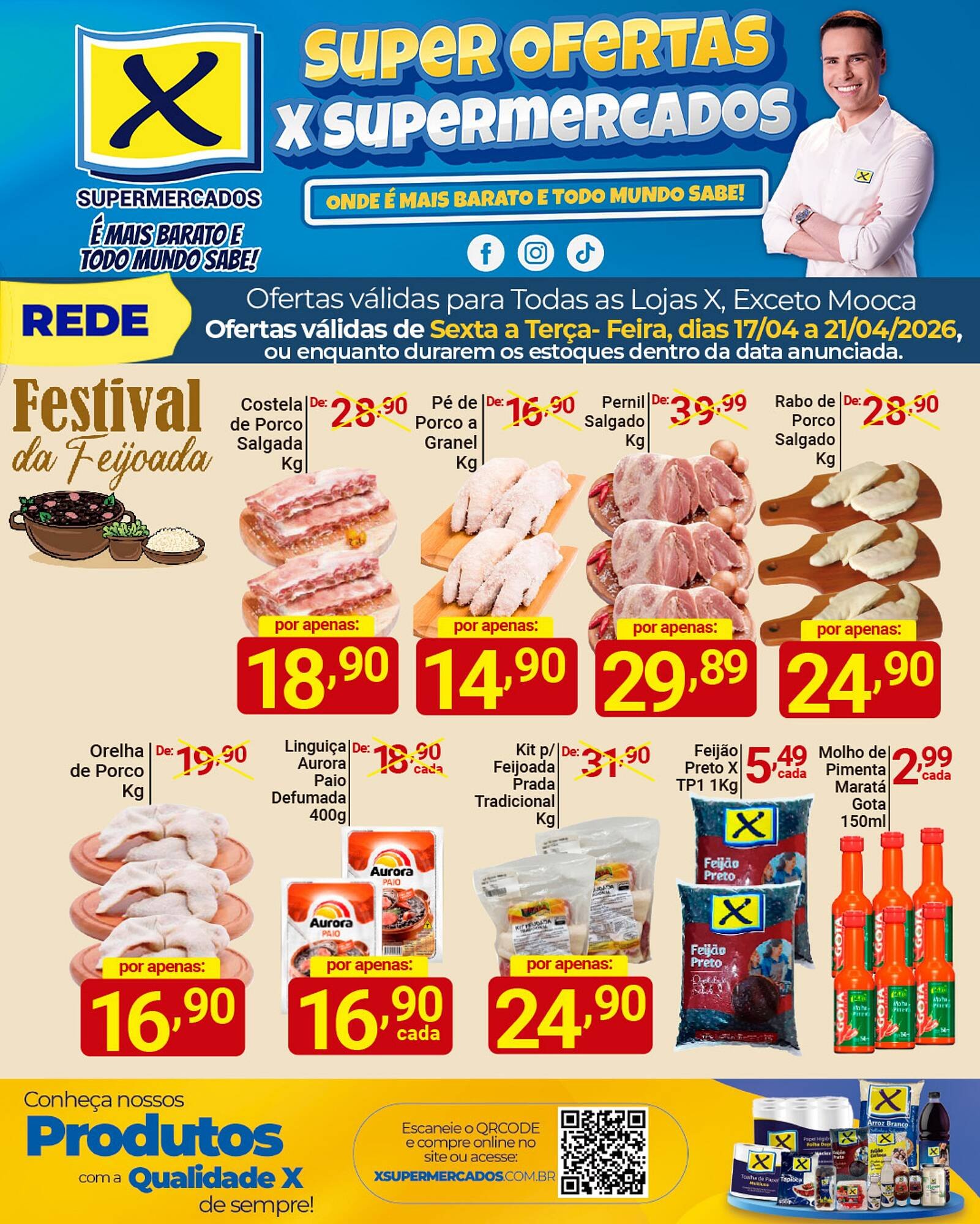 Folheto X Supermercados (2026-04-17 - 2026-04-21)