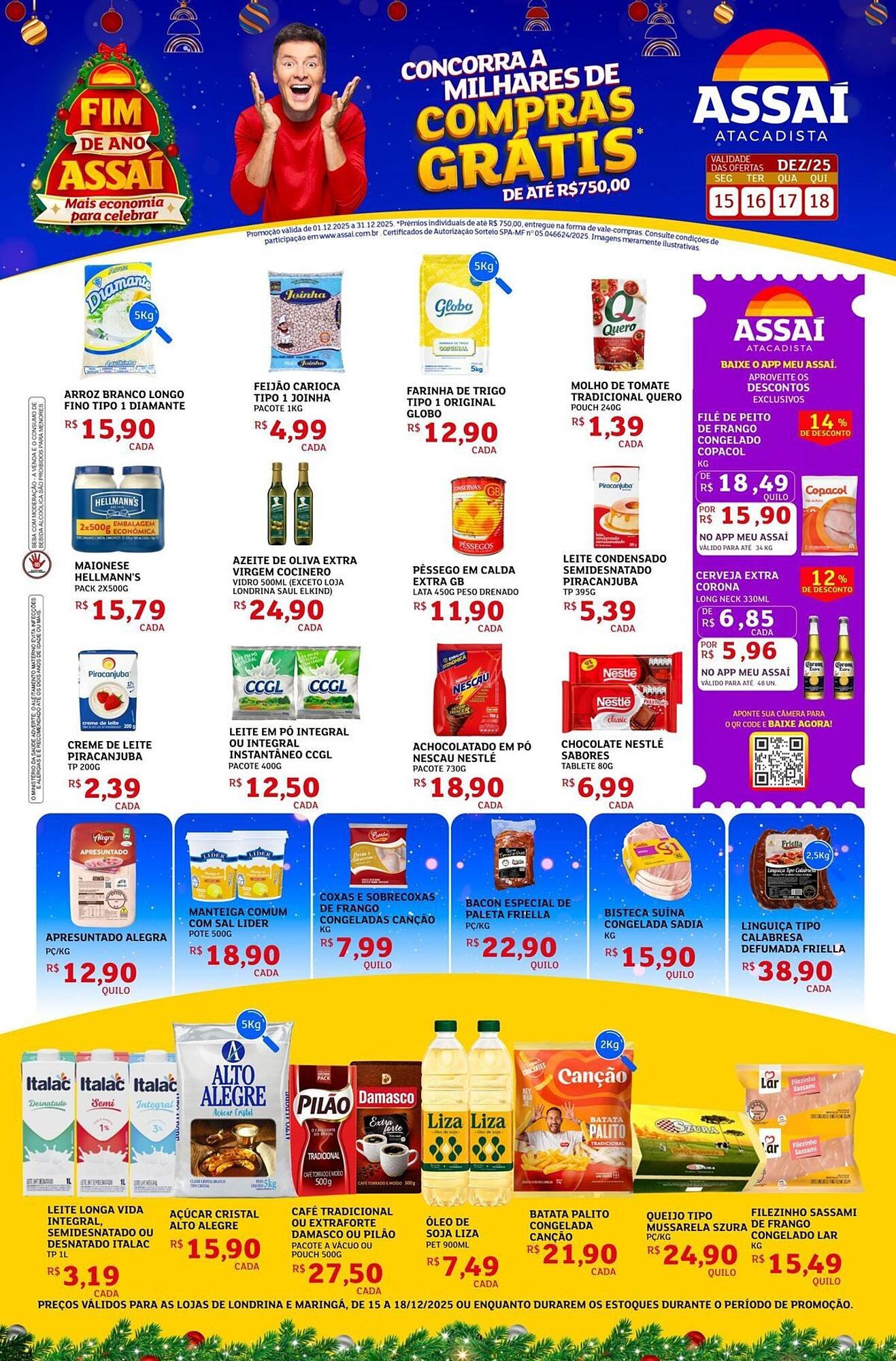 Encarte Assaí Atacadista (2025-12-15 - 2025-12-18)