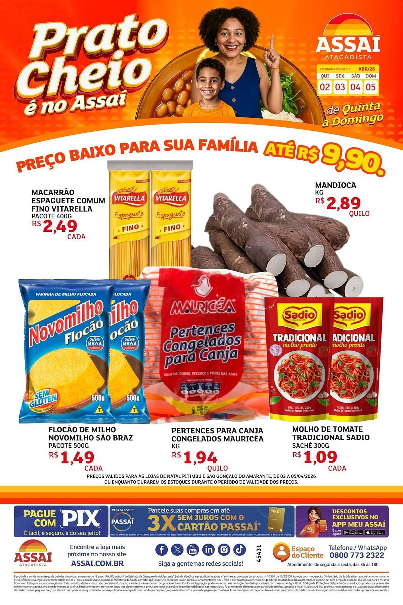 Encarte Assaí Atacadista (2026-04-02 - 2026-04-05)