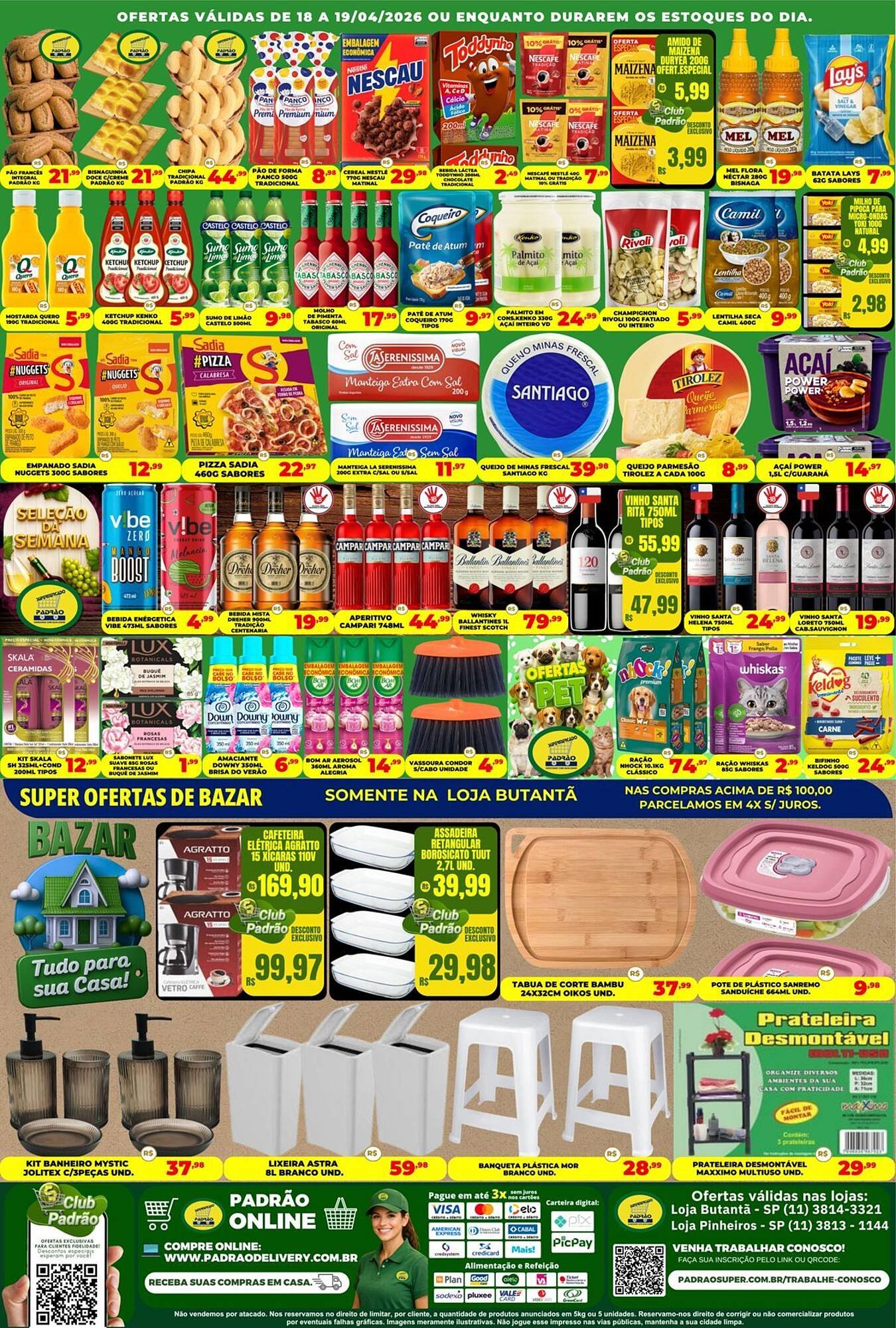 Folheto Supermercado Padrão (2026-04-18 - 2026-04-19)