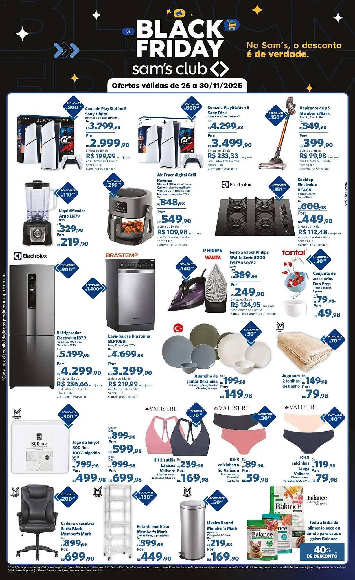 Folheto Sam&#039;s Club (2025-11-26 - 2025-11-30)